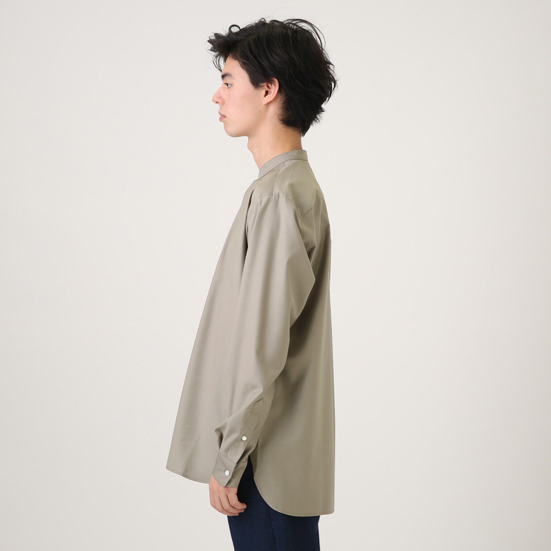 tk.TAKEO KIKUCHI「TRバンドカラーシャツ」|シャツ・ブラウス|