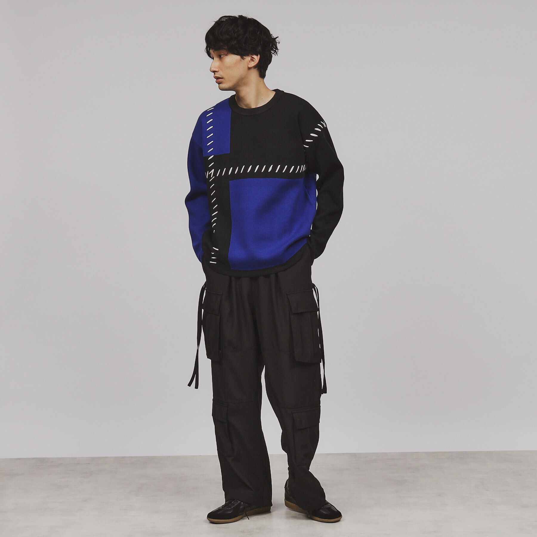 tk.TAKEO KIKUCHI「【もちもちニット】ブロックステッチ」|ニット・セーター|