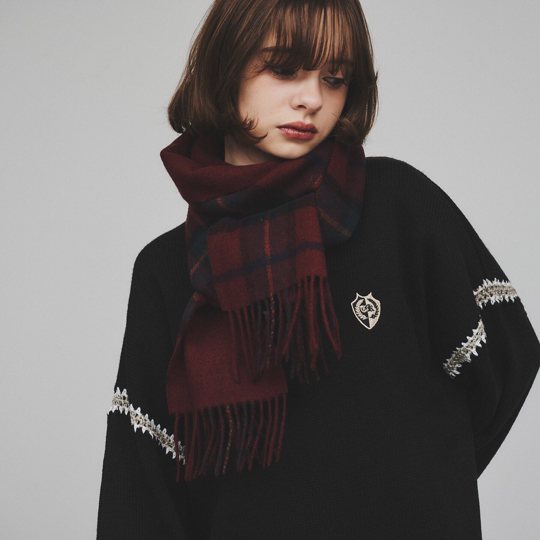 tk.TAKEO KIKUCHI「カシミヤ混マフラー」|ストール|