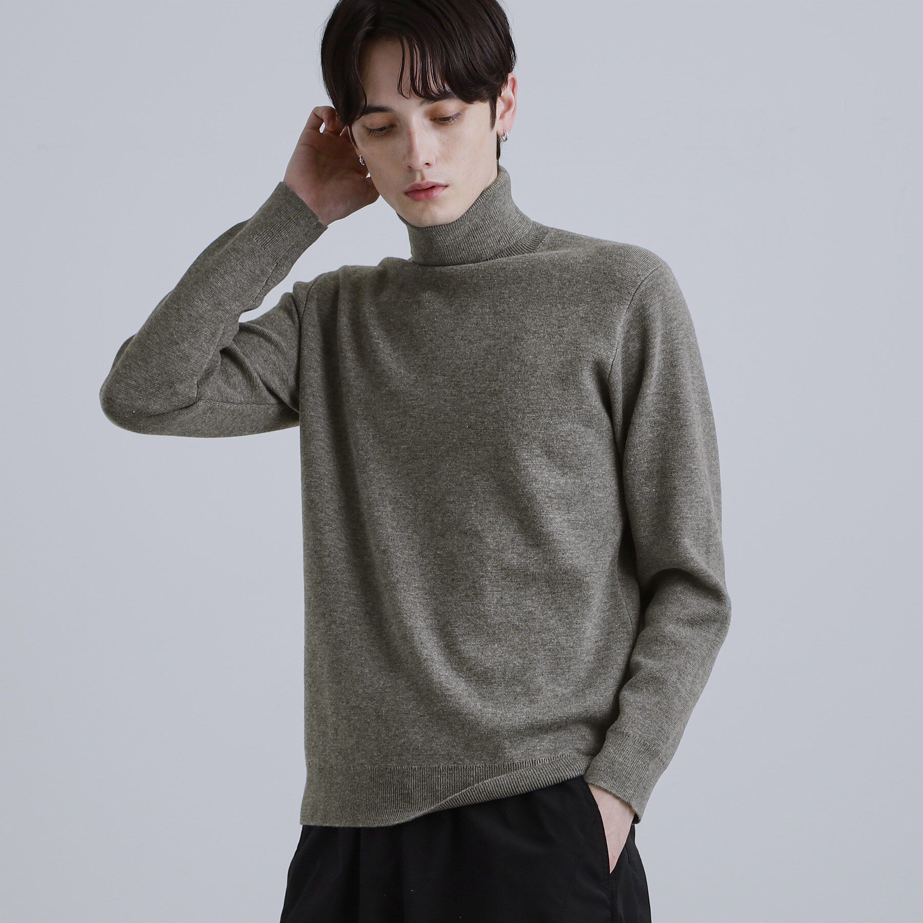 tk.TAKEO KIKUCHI「ミラノリブタートルネックニット」|ニット・セーター|
