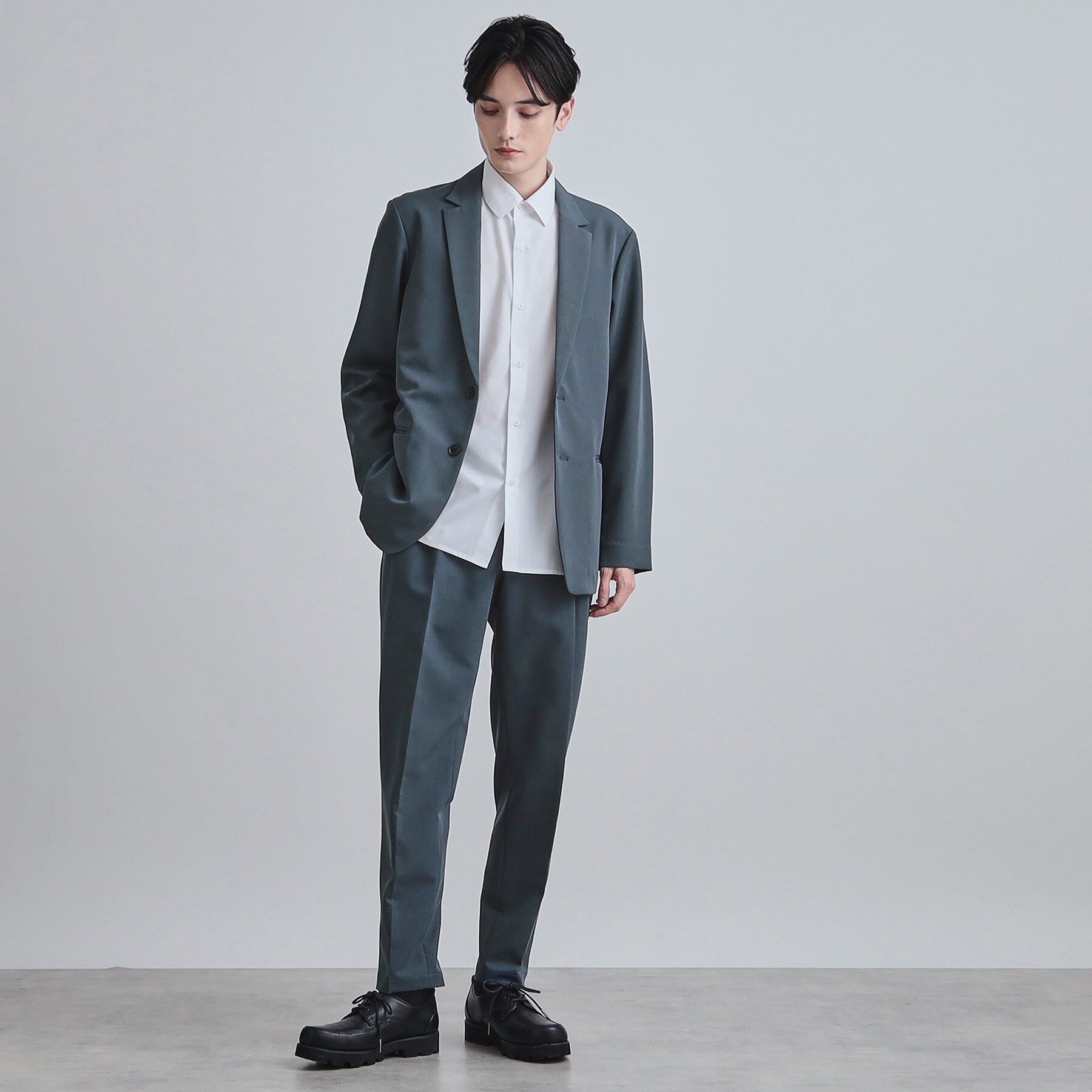 tk.TAKEO KIKUCHI「【セットアップ対応】360度ストレッチ ワイドテーパードパンツ」|その他|