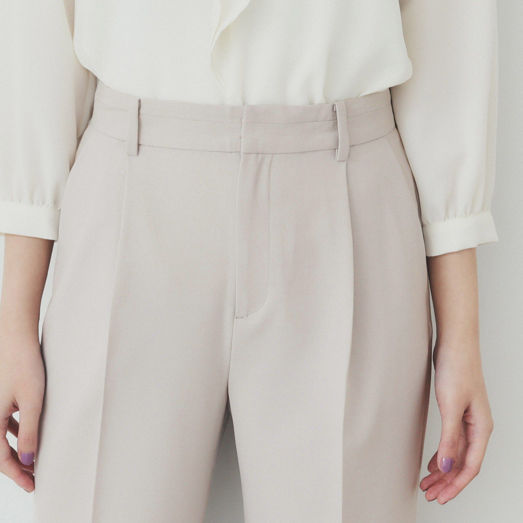 index「ストレッチテーパードパンツ/セットアップ対応可【洗濯機洗い可/イージーアイロン/抗ピル】」|その他|