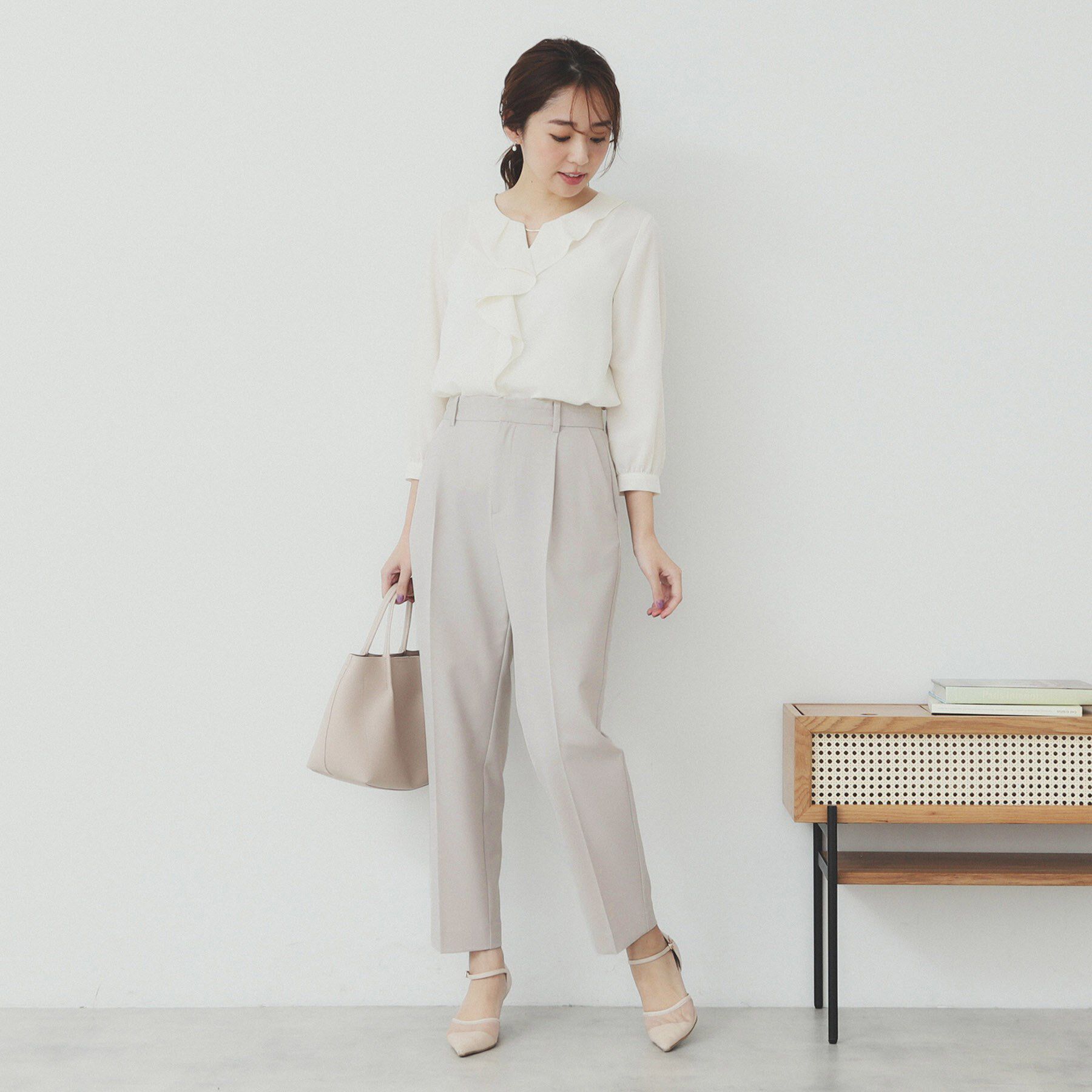 index「ストレッチテーパードパンツ/セットアップ対応可【洗濯機洗い可/イージーアイロン/抗ピル】」|その他|