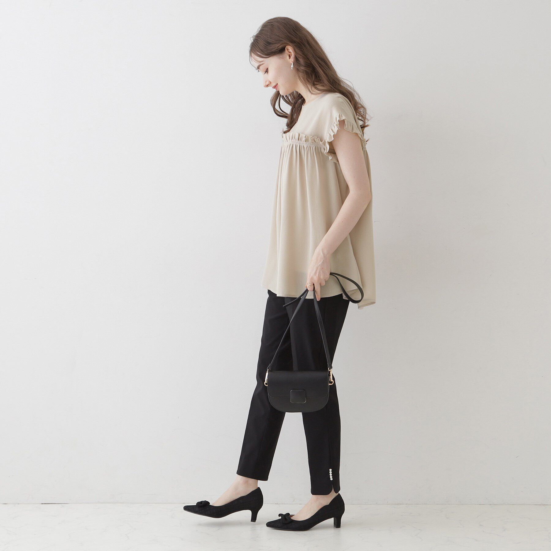 Couture broach「【インしないでキマる長め丈】フリルデザインチュニック」|チュニック|