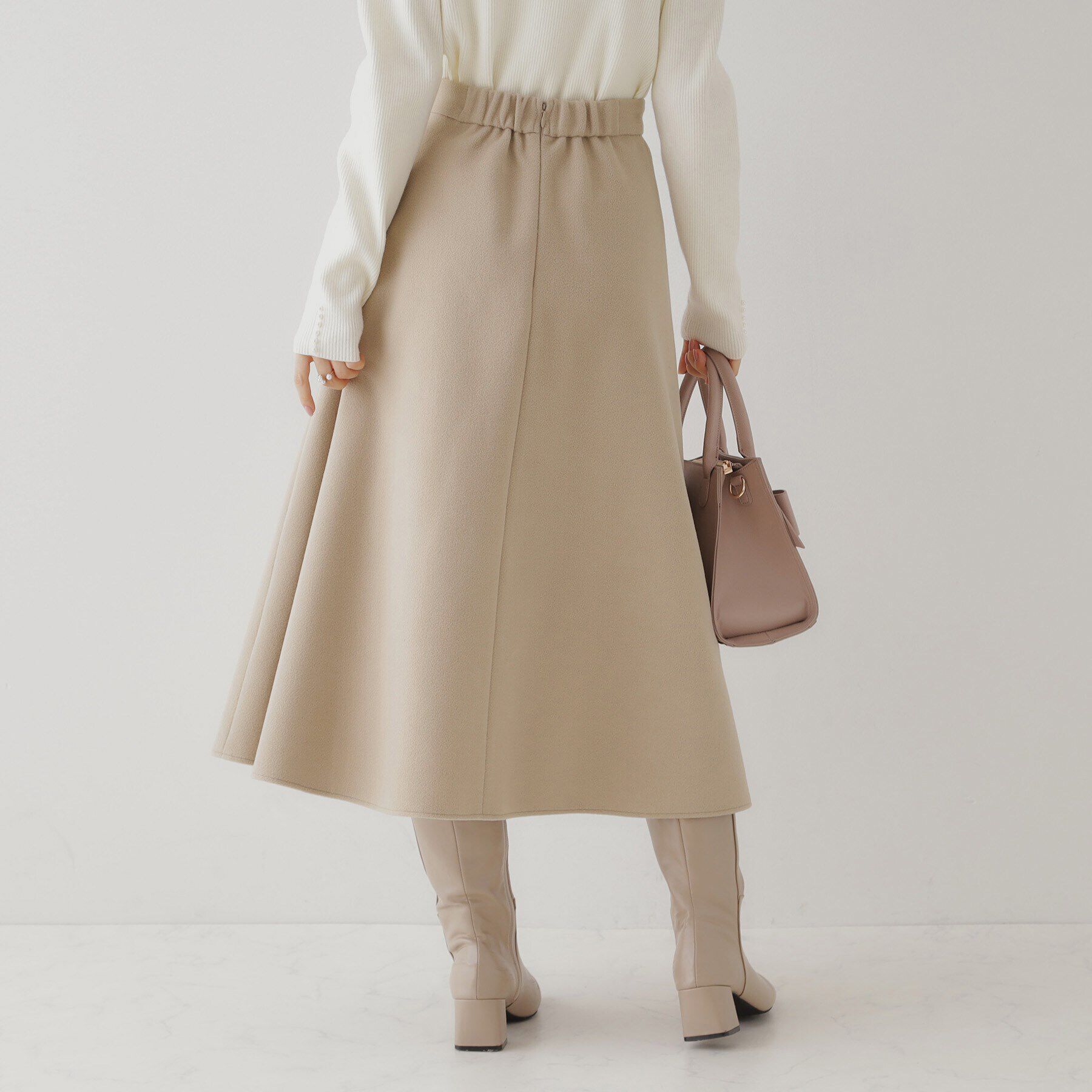 Couture broach「フェイクウールニットスカート」|スカート|