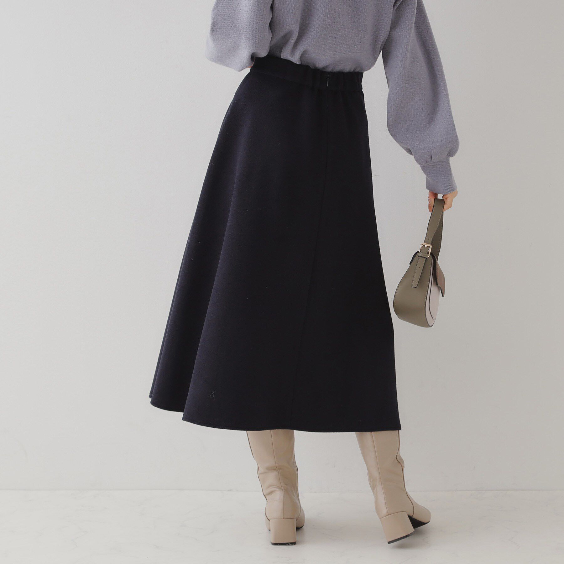 Couture broach「フェイクウールニットスカート」|スカート|