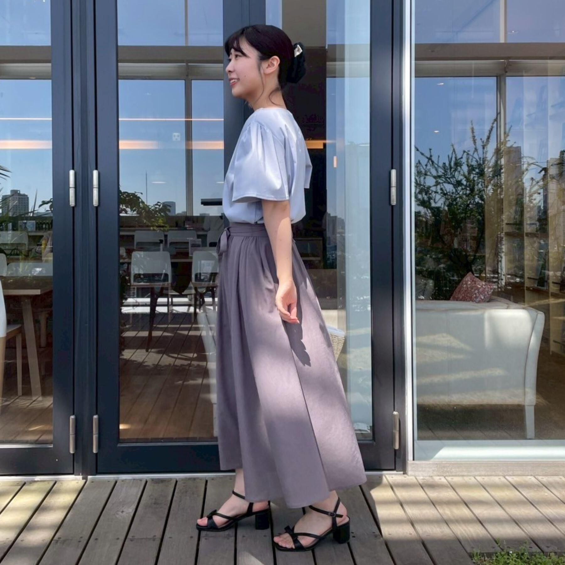 Couture broach「【接触冷感・UVカット】トゥシューズプリントTシャツ」|Tシャツ・カットソー|