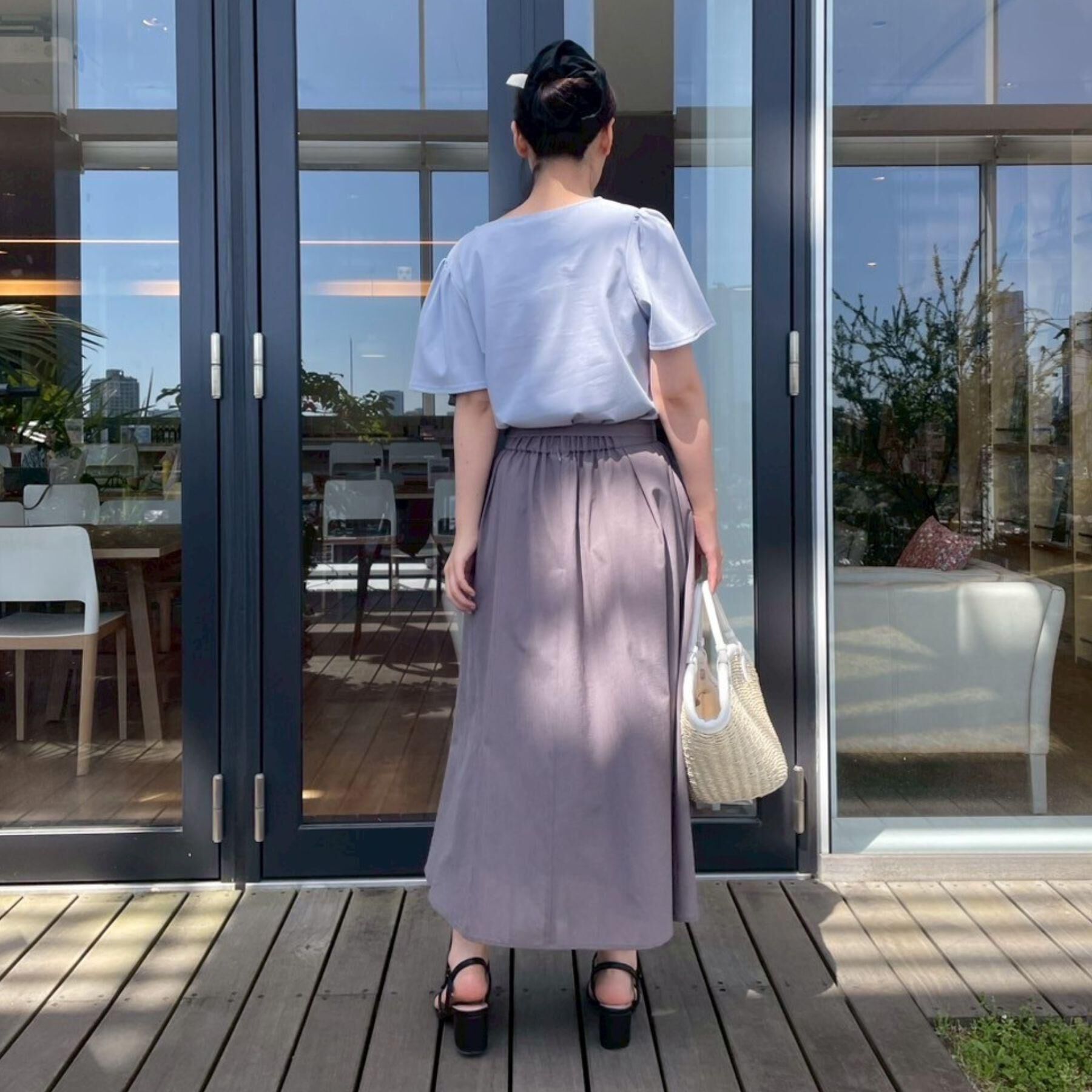 Couture broach「【接触冷感・UVカット】トゥシューズプリントTシャツ」|Tシャツ・カットソー|