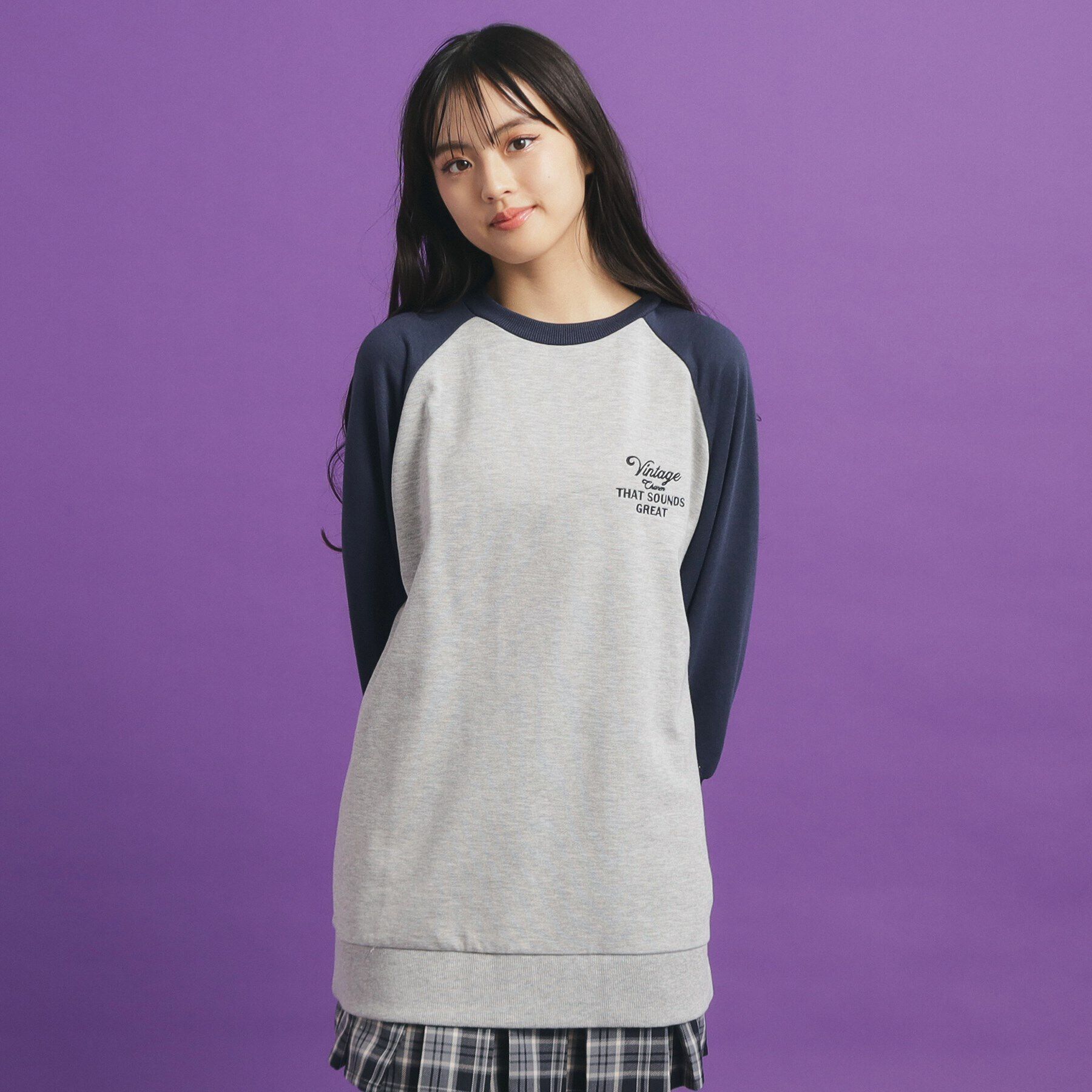 PINK-latte「ラグランチュニック」|その他|ｸﾞﾚｰ(012)