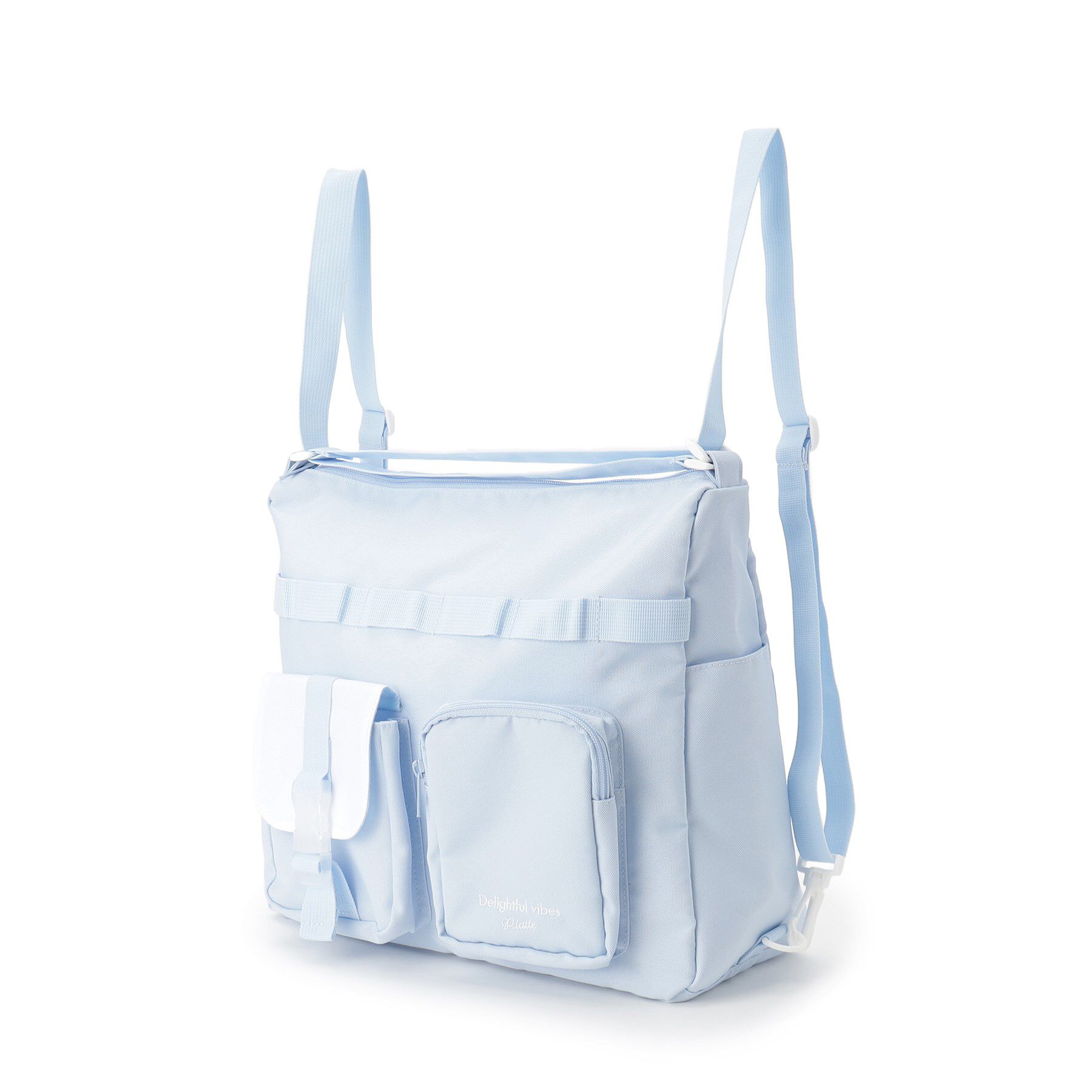 PINK-latte「ダブルポケット3WAYショルダー」|ショルダー・メッセンジャー|