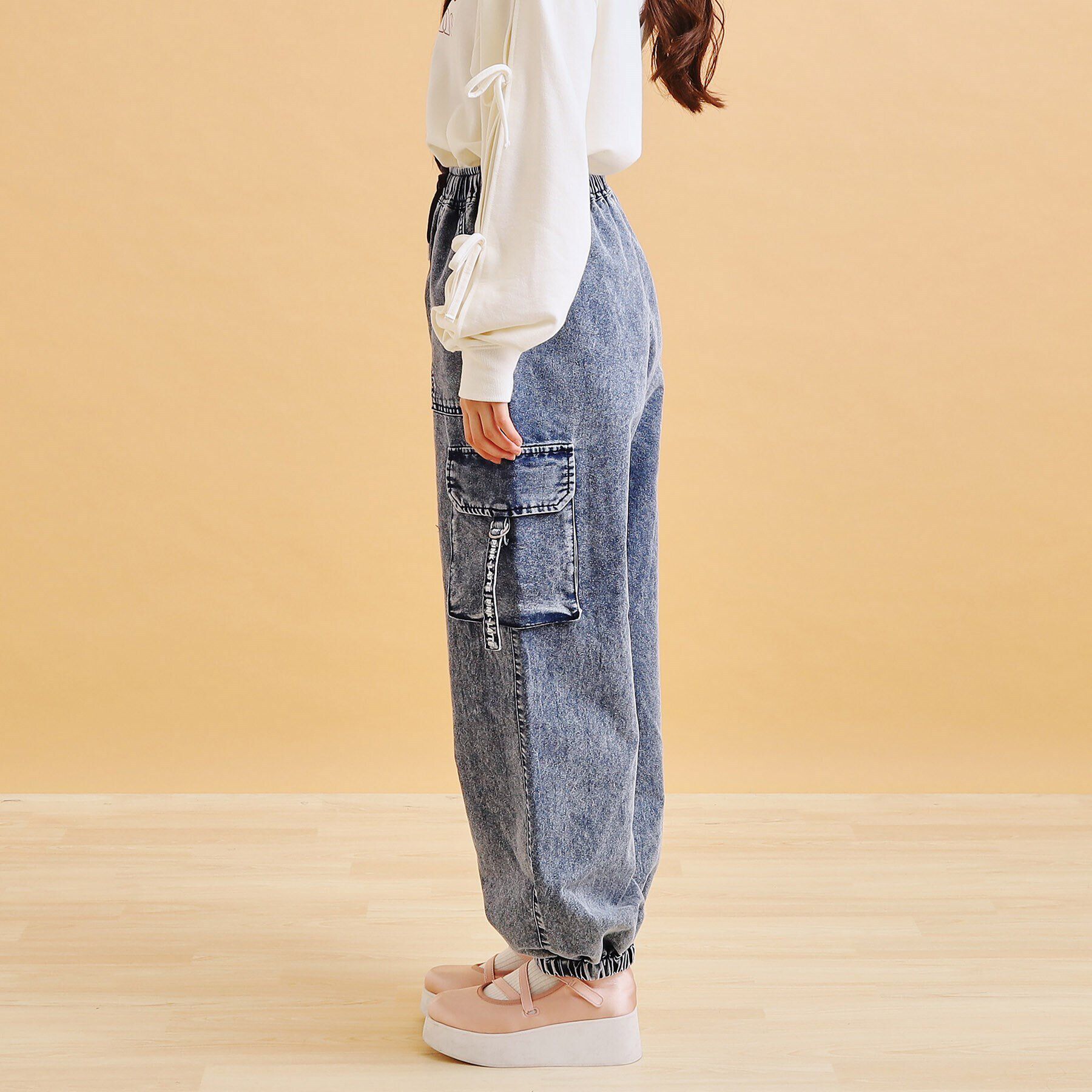 PINK-latte「デニムカーゴパンツ」|その他|