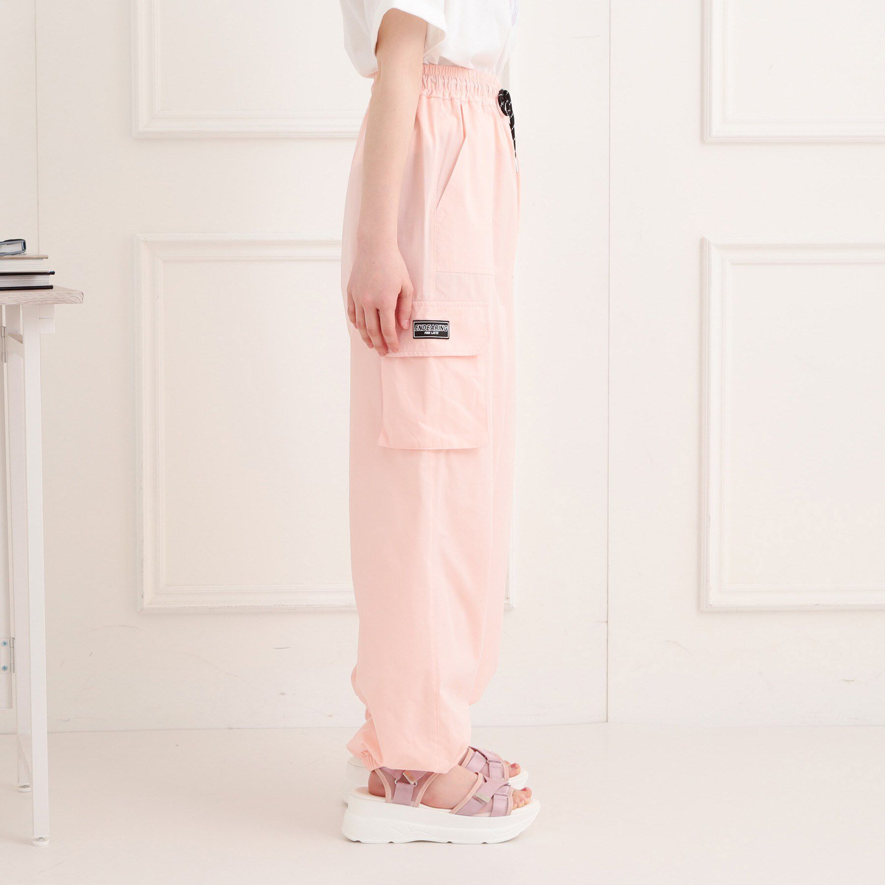 PINK-latte「シンプルカーゴパンツ」|その他|