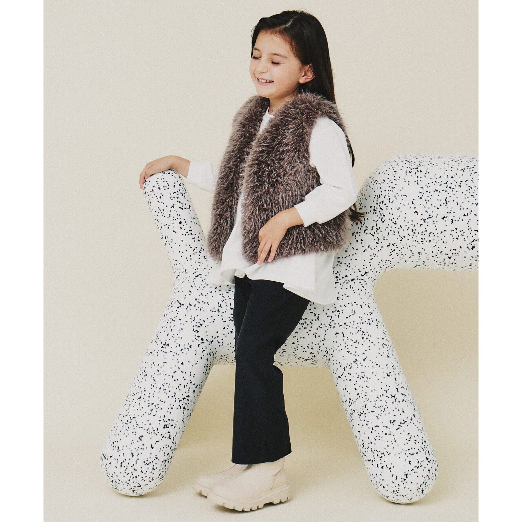 THE SHOP TK「【110－160】のびーるフレアパンツ/洗濯機OK」|その他|