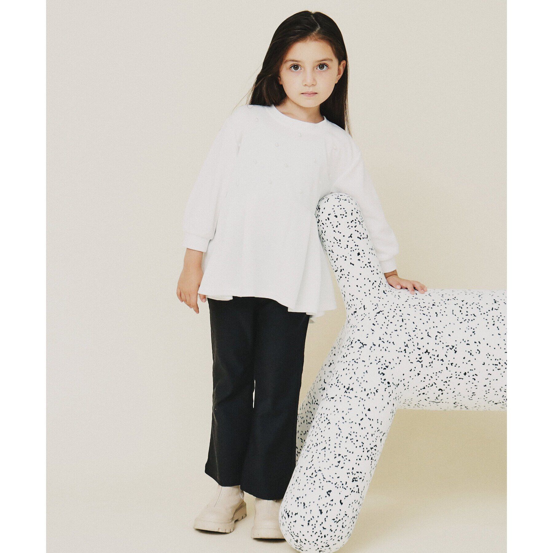 THE SHOP TK「【110－160】のびーるフレアパンツ/洗濯機OK」|その他|