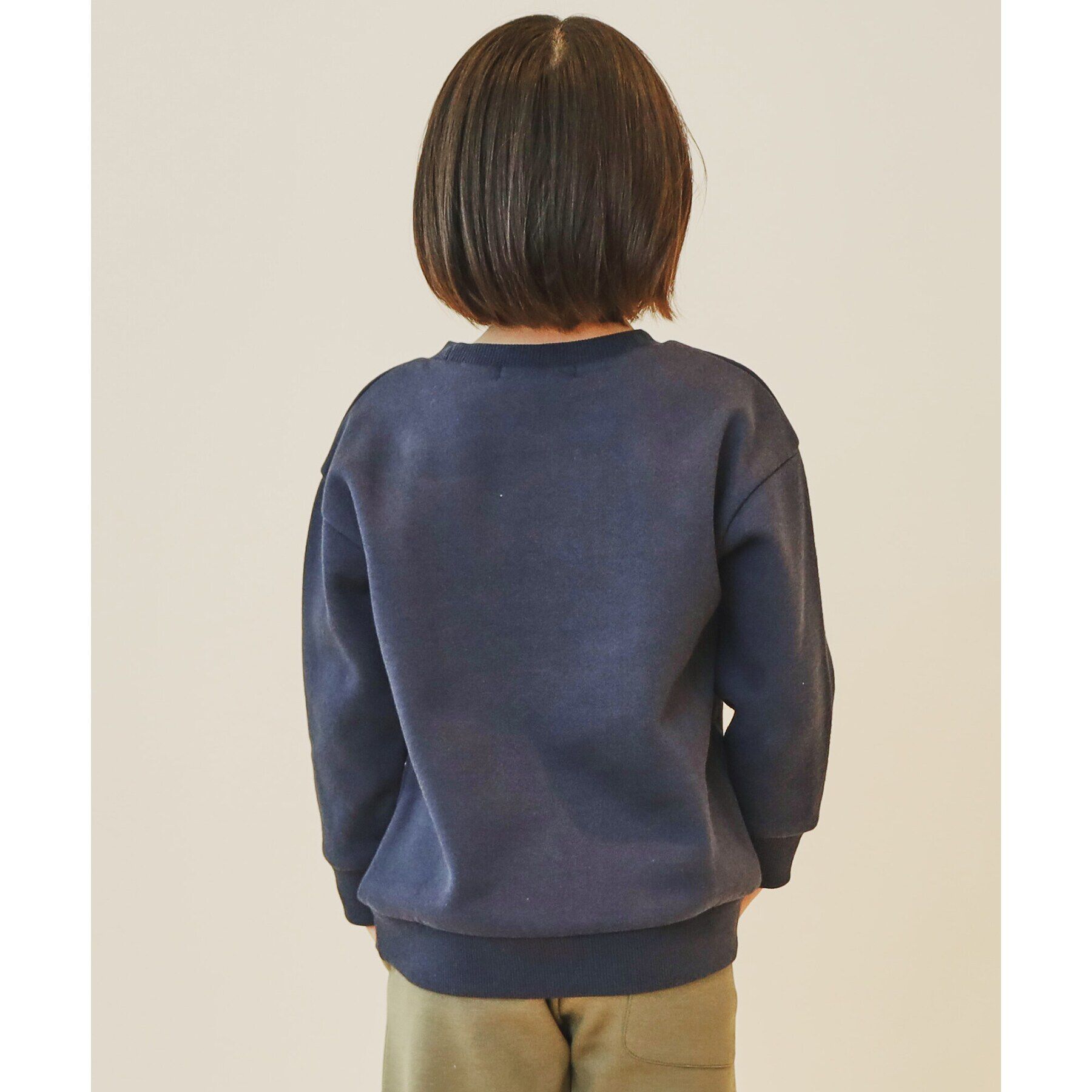 THE SHOP TK「【110-150/裏起毛】ぷっくりロゴプルオーバー/洗濯機OK」|その他|