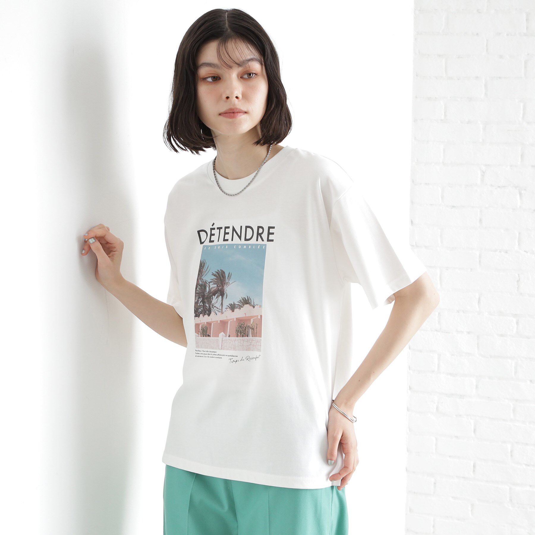 THE SHOP TK「ロゴアソートTシャツ【接触冷感/UVケア/洗濯機OK】」|Tシャツ・カットソー|