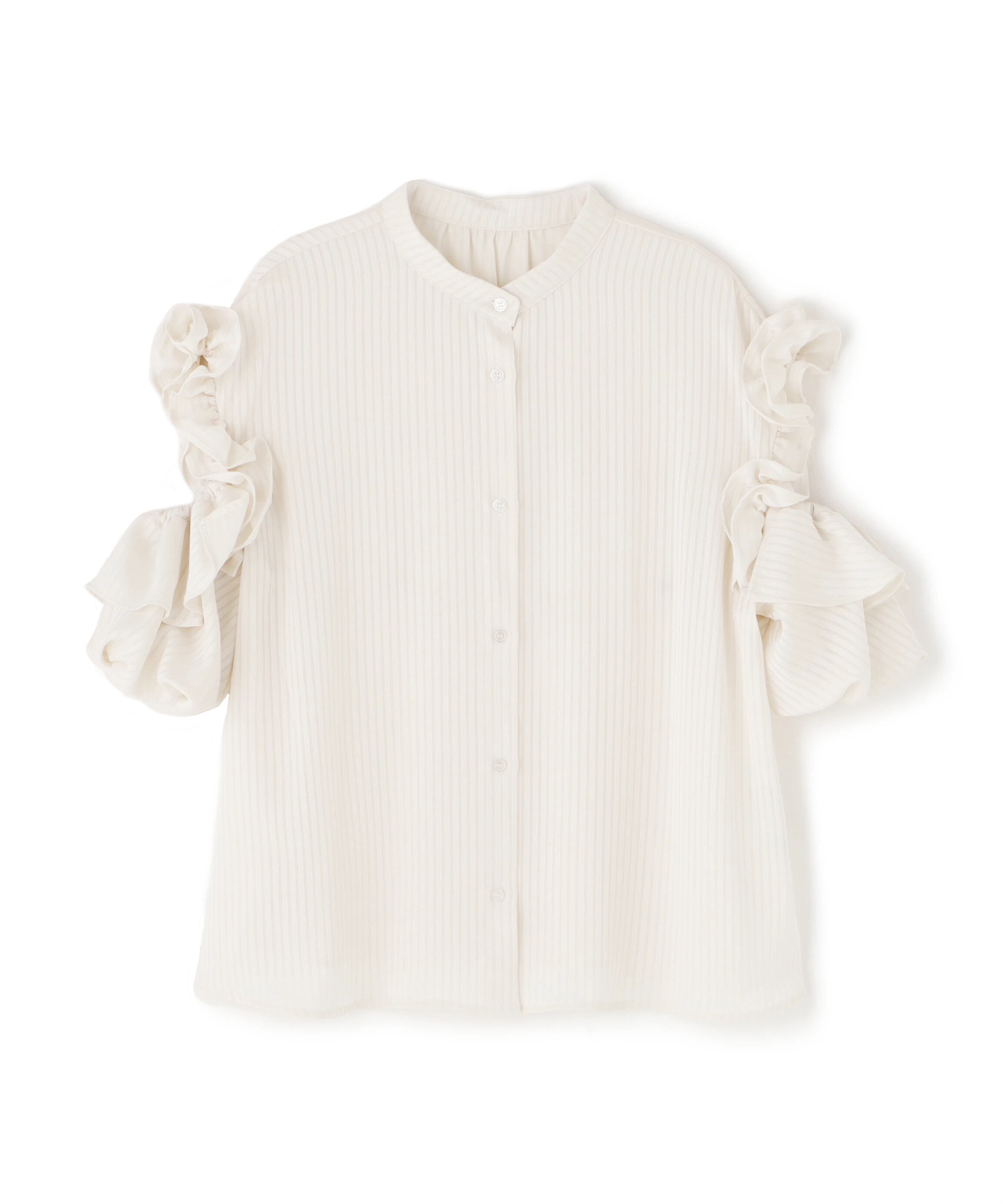  「ラッフルスリーブブラウス」|シャツ・ブラウス|