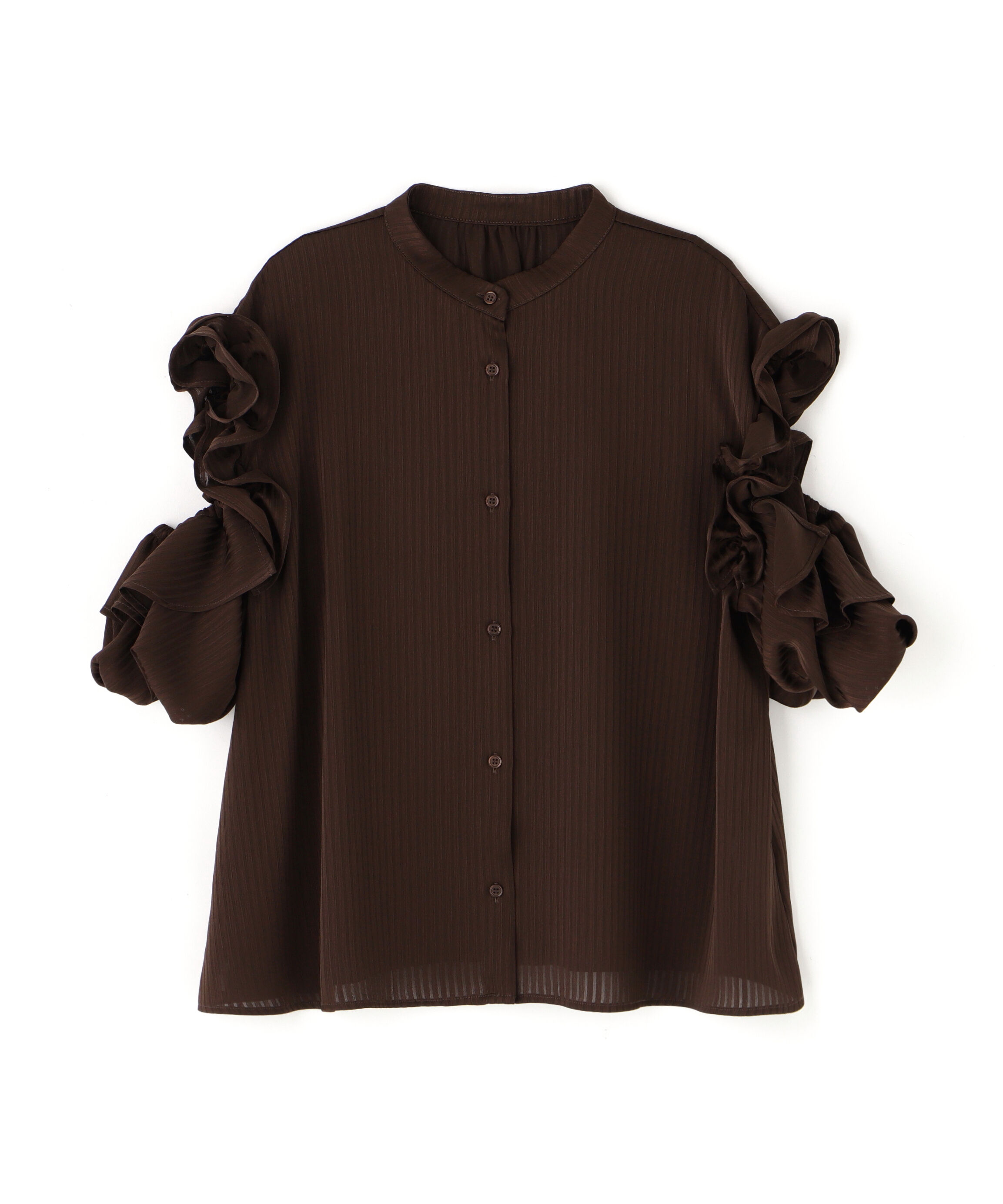  「ラッフルスリーブブラウス」|シャツ・ブラウス|