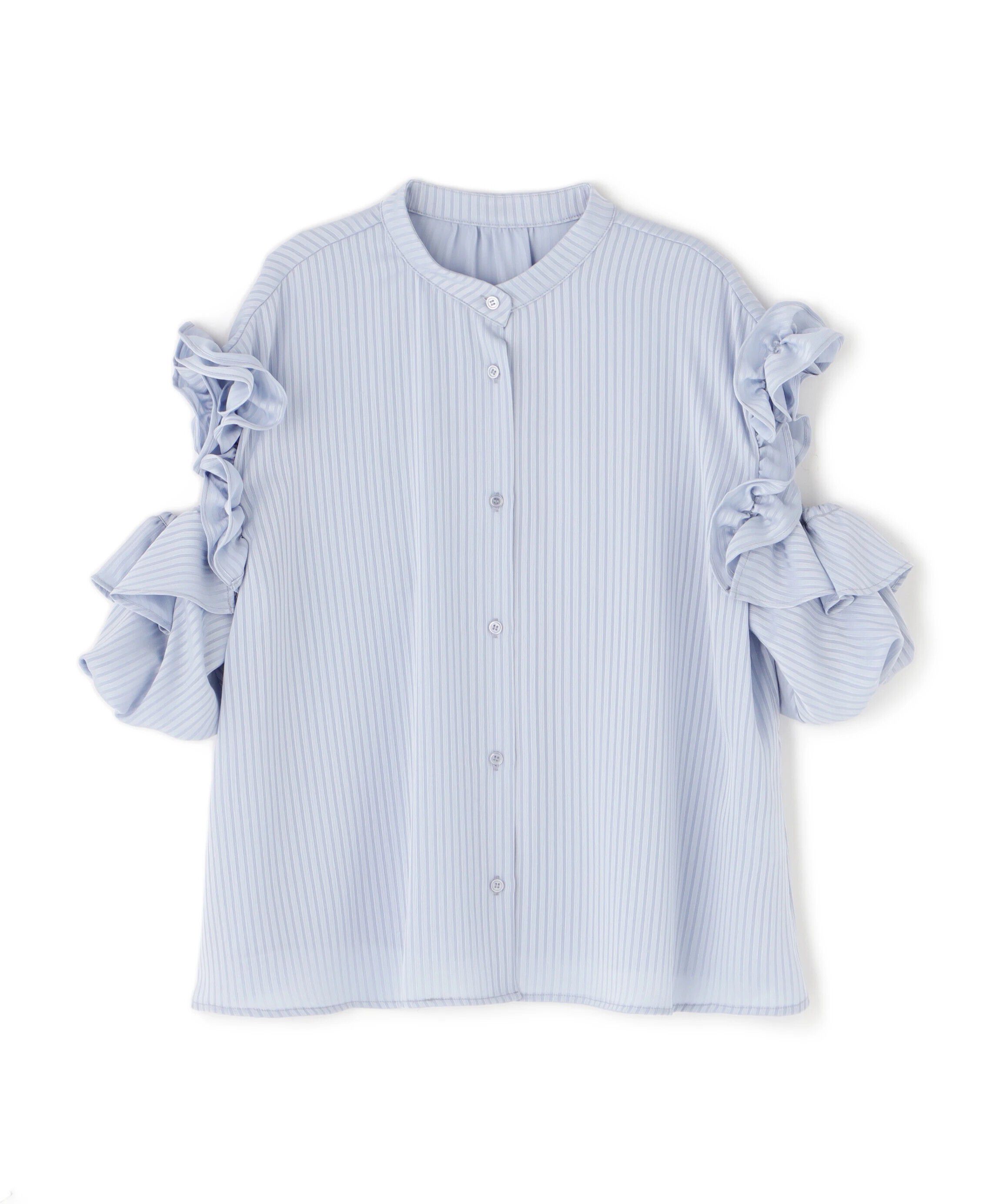  「ラッフルスリーブブラウス」|シャツ・ブラウス|