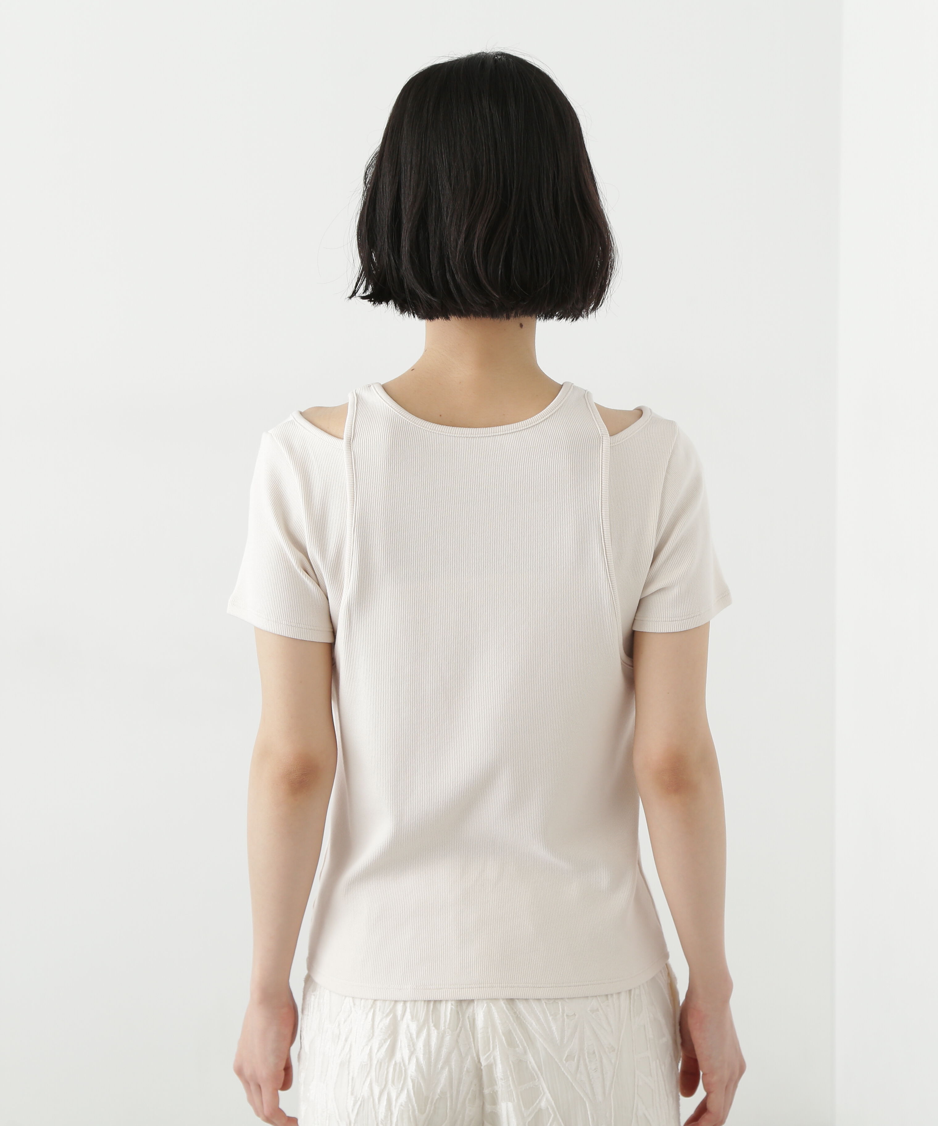  「タンクレイヤード風カットソー」|Tシャツ・カットソー|