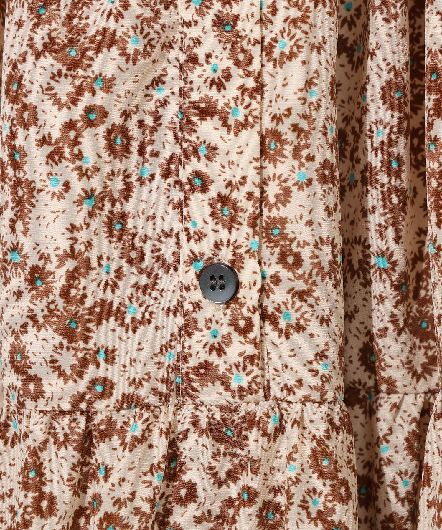  「ヴィンテージフラワーシャツワンピース」|ワンピース|