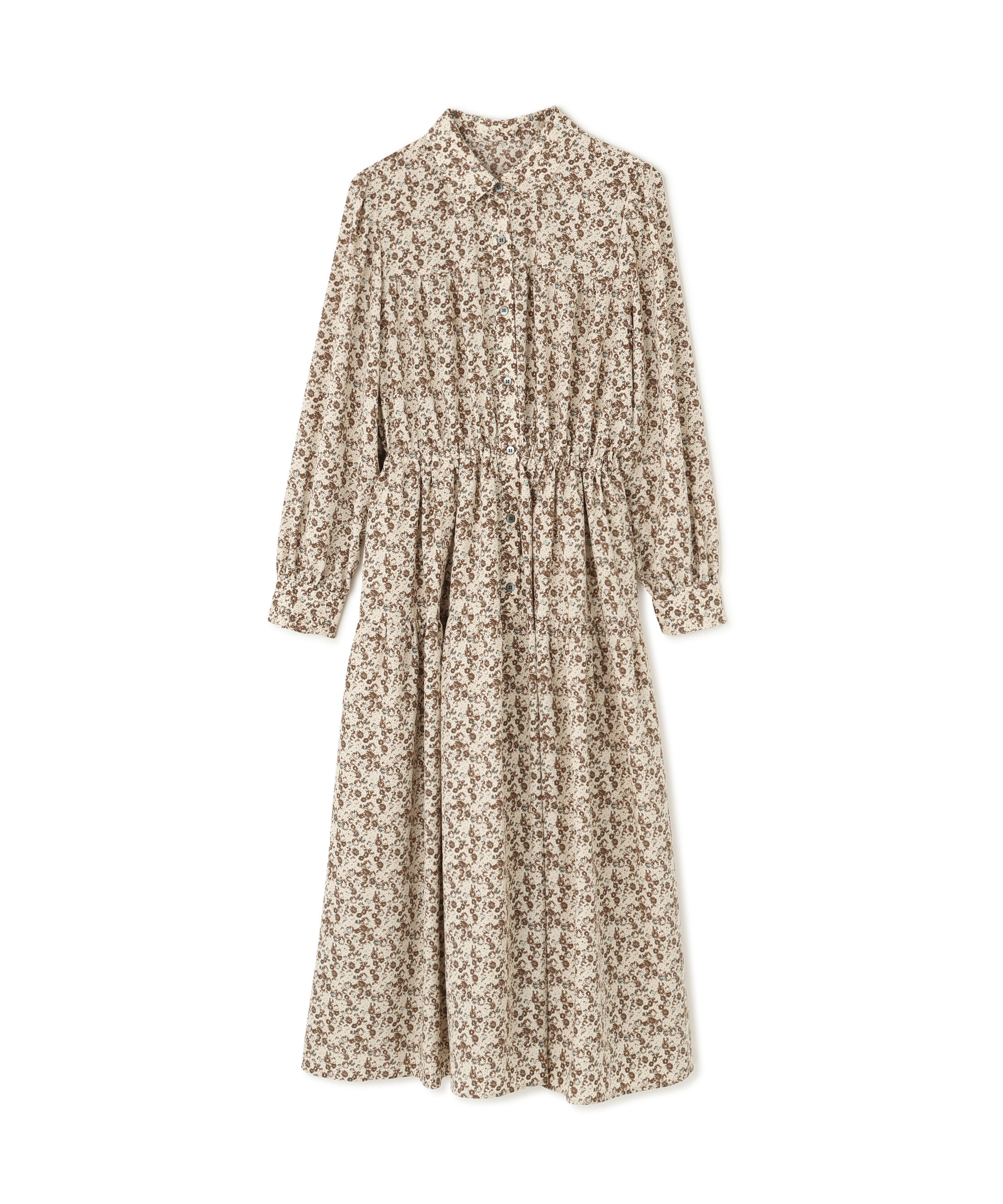  「ヴィンテージフラワーシャツワンピース」|ワンピース|