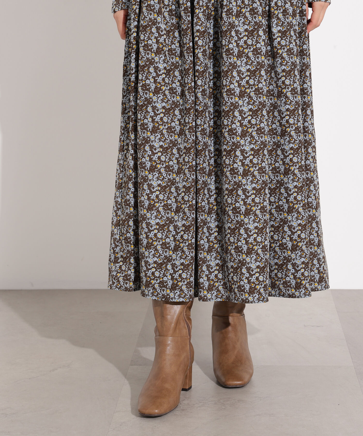  「ヴィンテージフラワーシャツワンピース」|ワンピース|