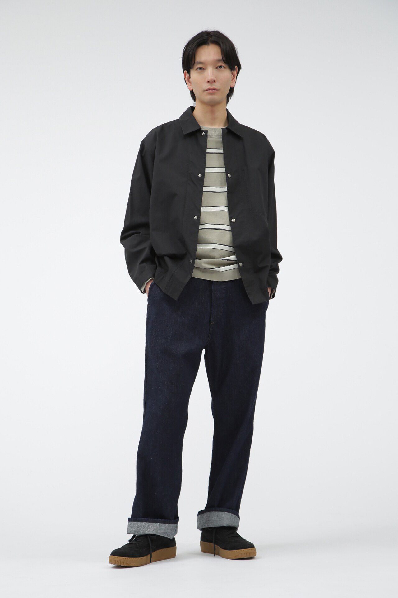 MHL.「OUTLINE STRIPE JERSEY」|Tシャツ・カットソー|