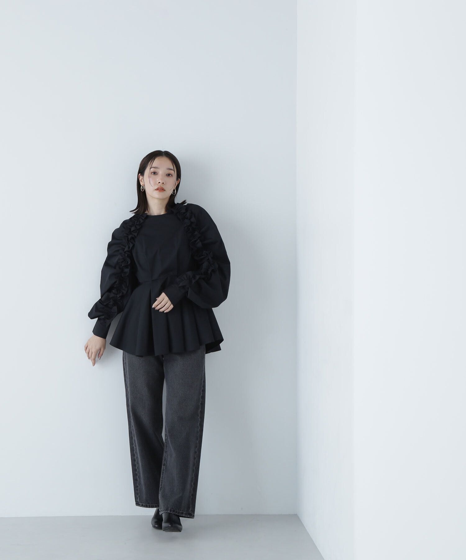  「ワイドストレートデニムパンツ」|その他|