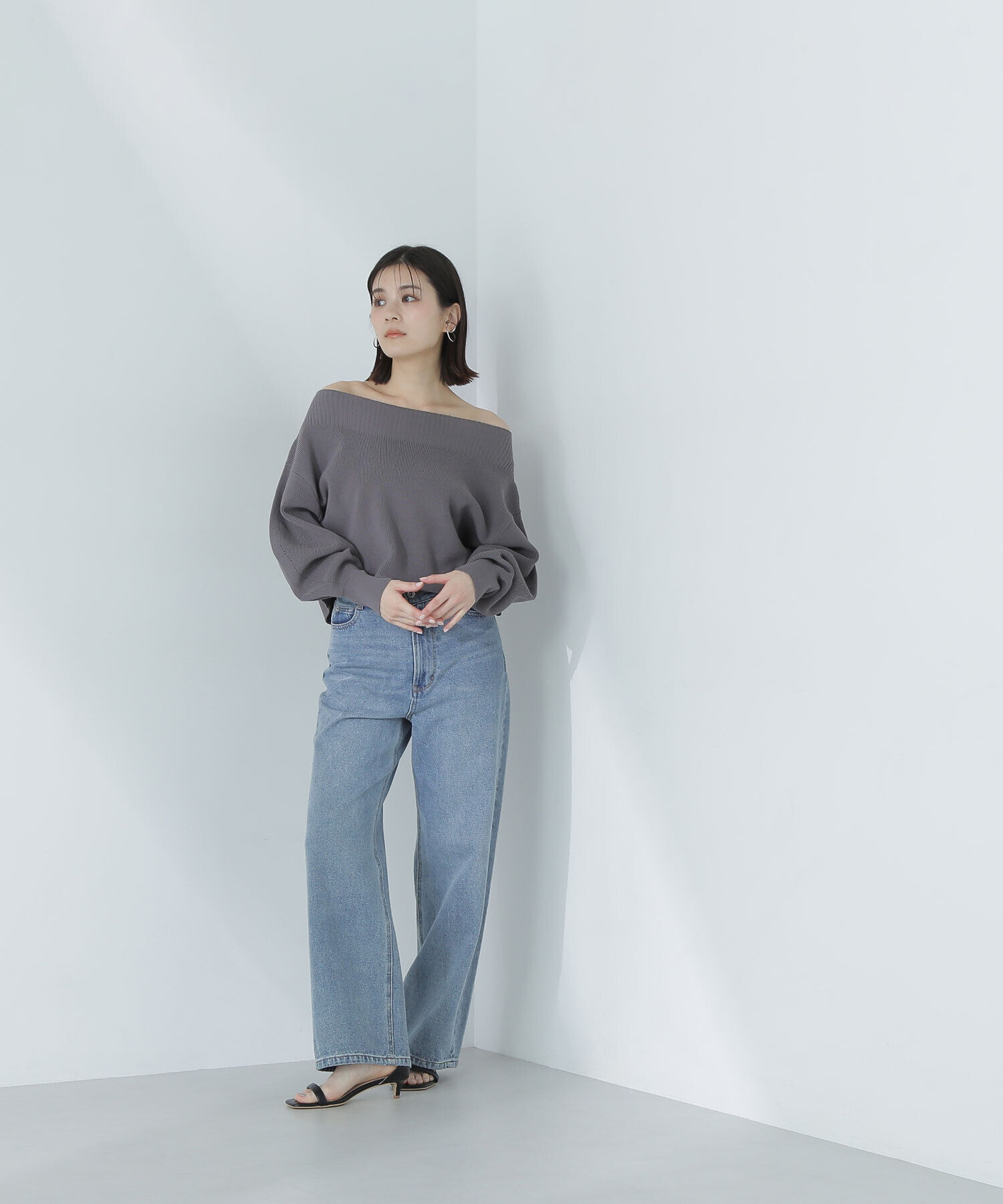  「ワイドストレートデニムパンツ」|その他|