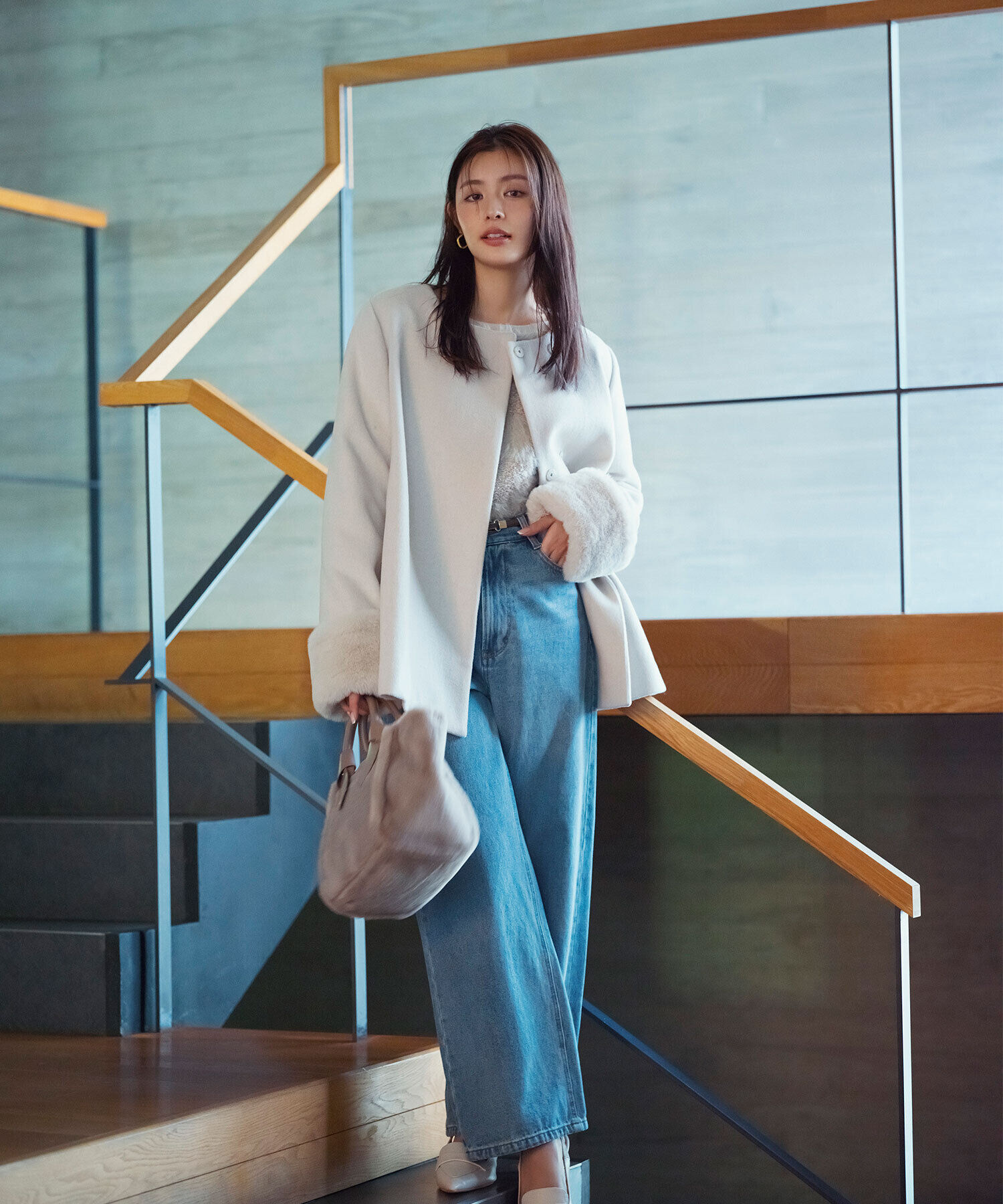  「ワイドストレートデニムパンツ」|その他|