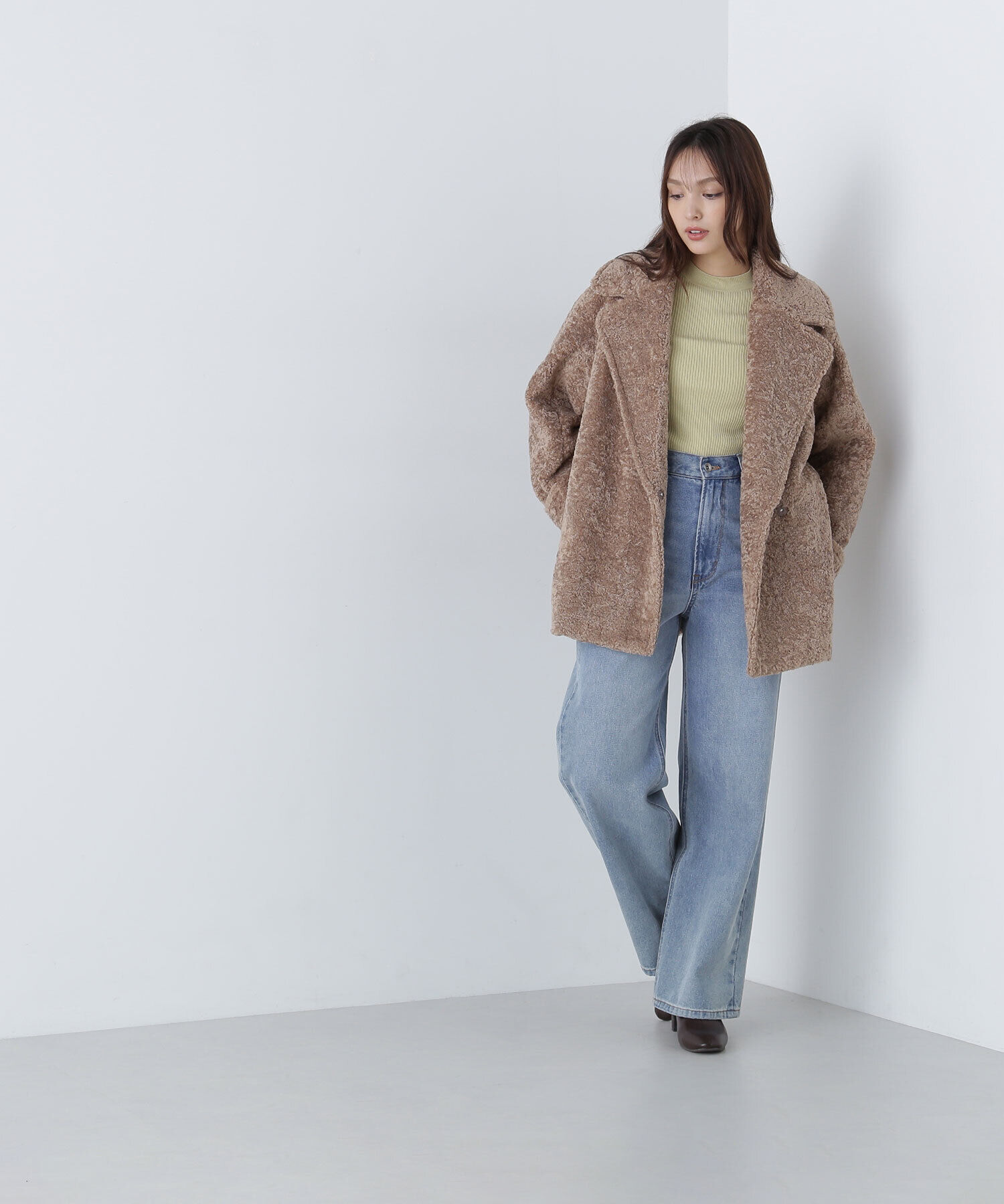  「ワイドストレートデニムパンツ」|その他|