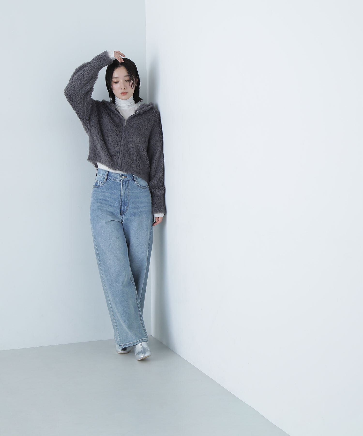  「ワイドストレートデニムパンツ」|その他|