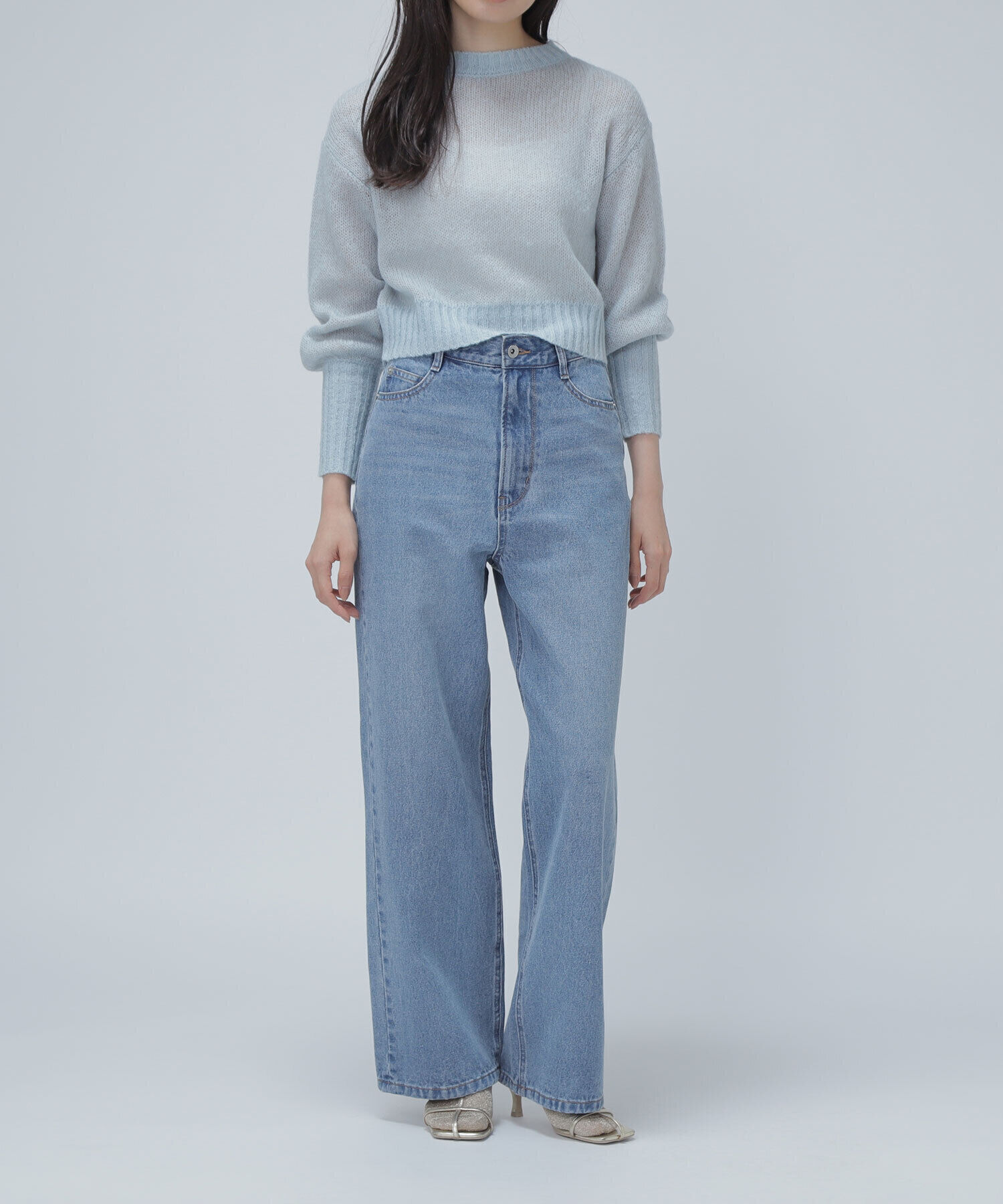  「ワイドストレートデニムパンツ」|その他|