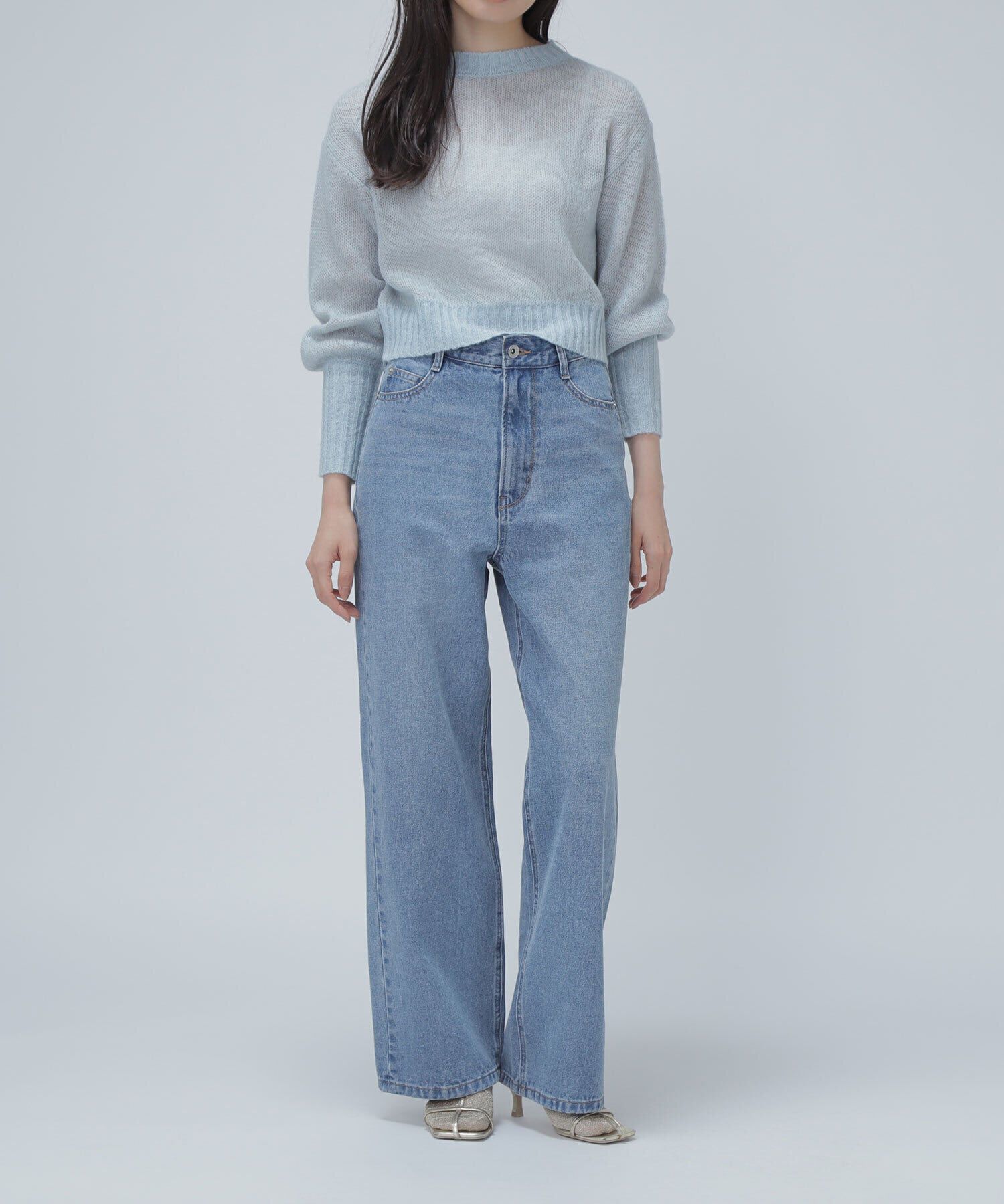  「ワイドストレートデニムパンツ」|その他|