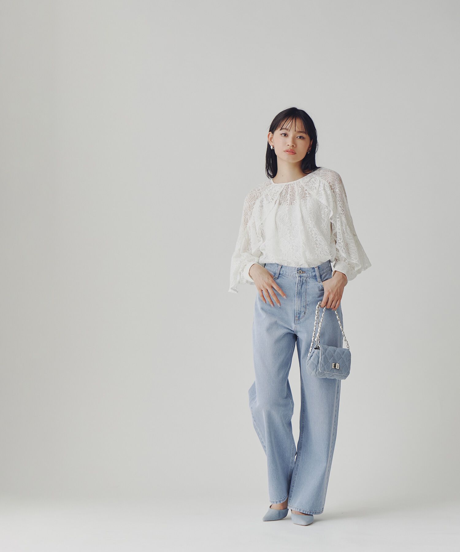  「ワイドストレートデニムパンツ」|その他|