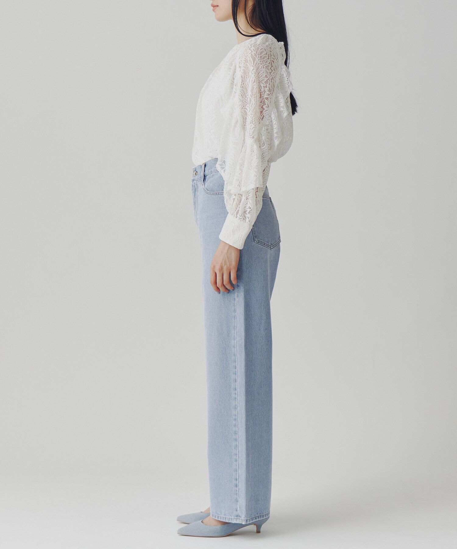  「ワイドストレートデニムパンツ」|その他|