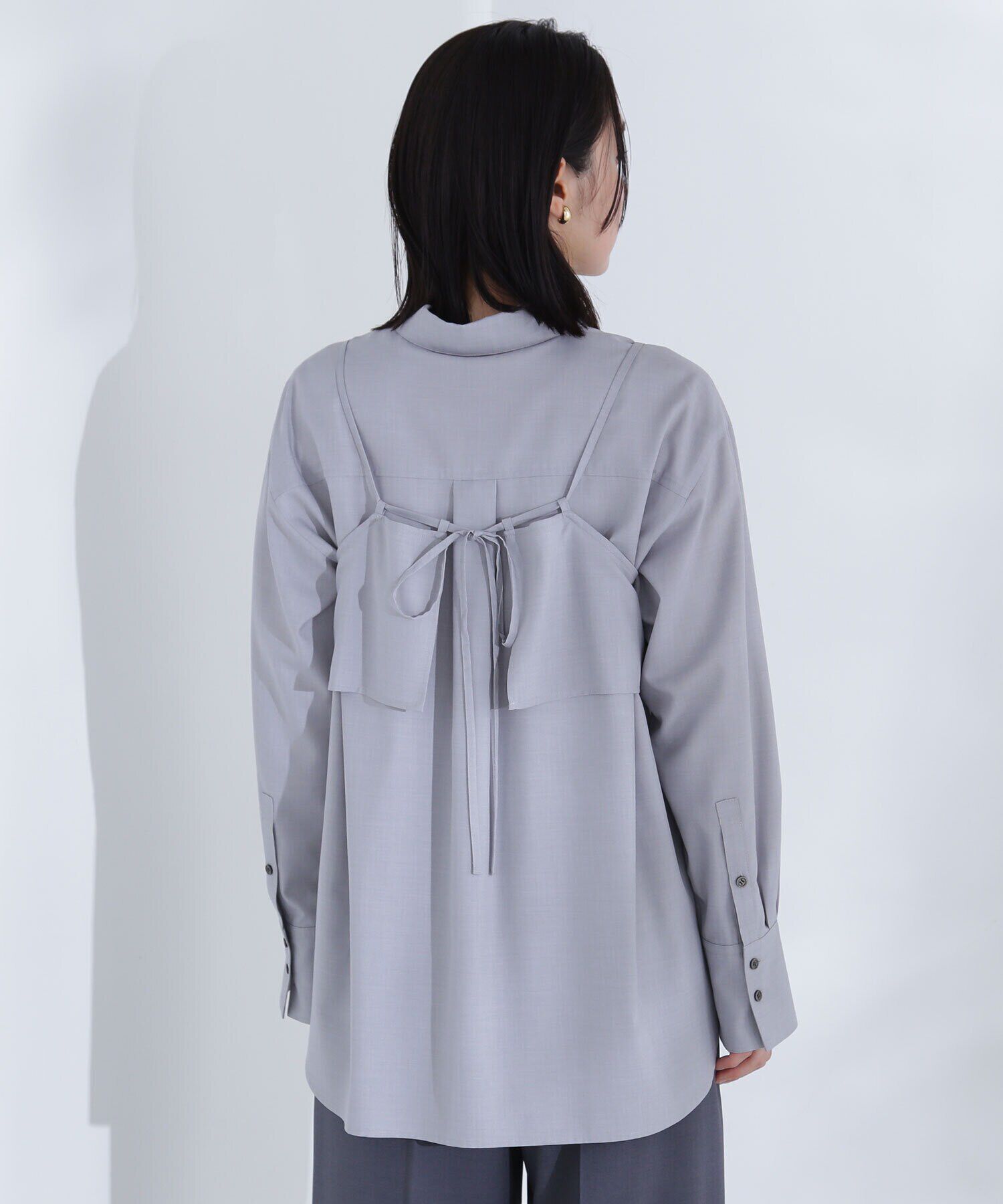  「ビスチェレイヤードシャツ」|シャツ・ブラウス|