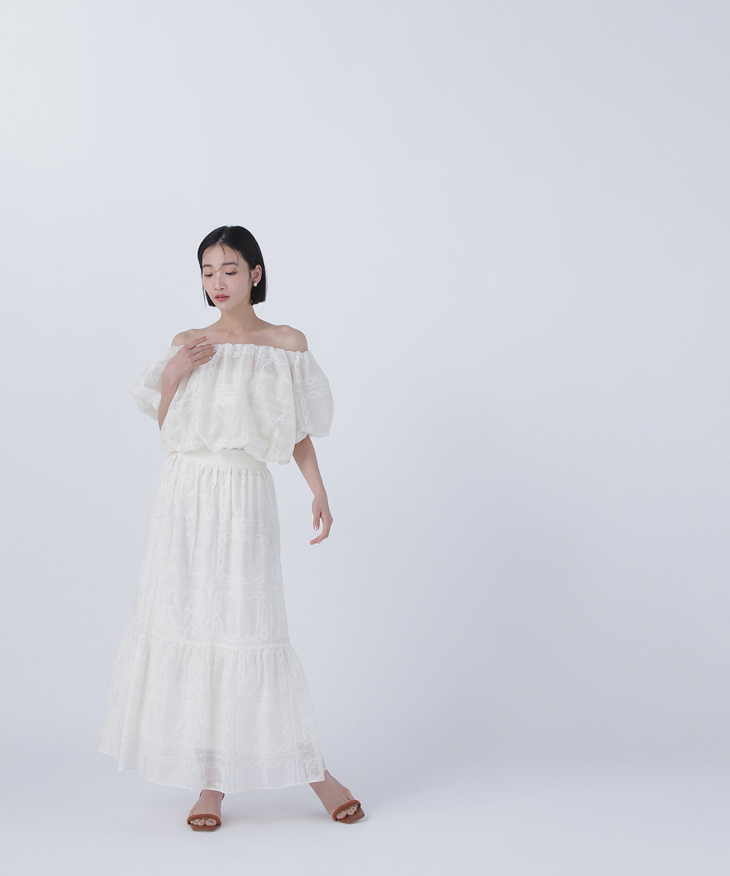  「シアーレーススカート」|スカート|