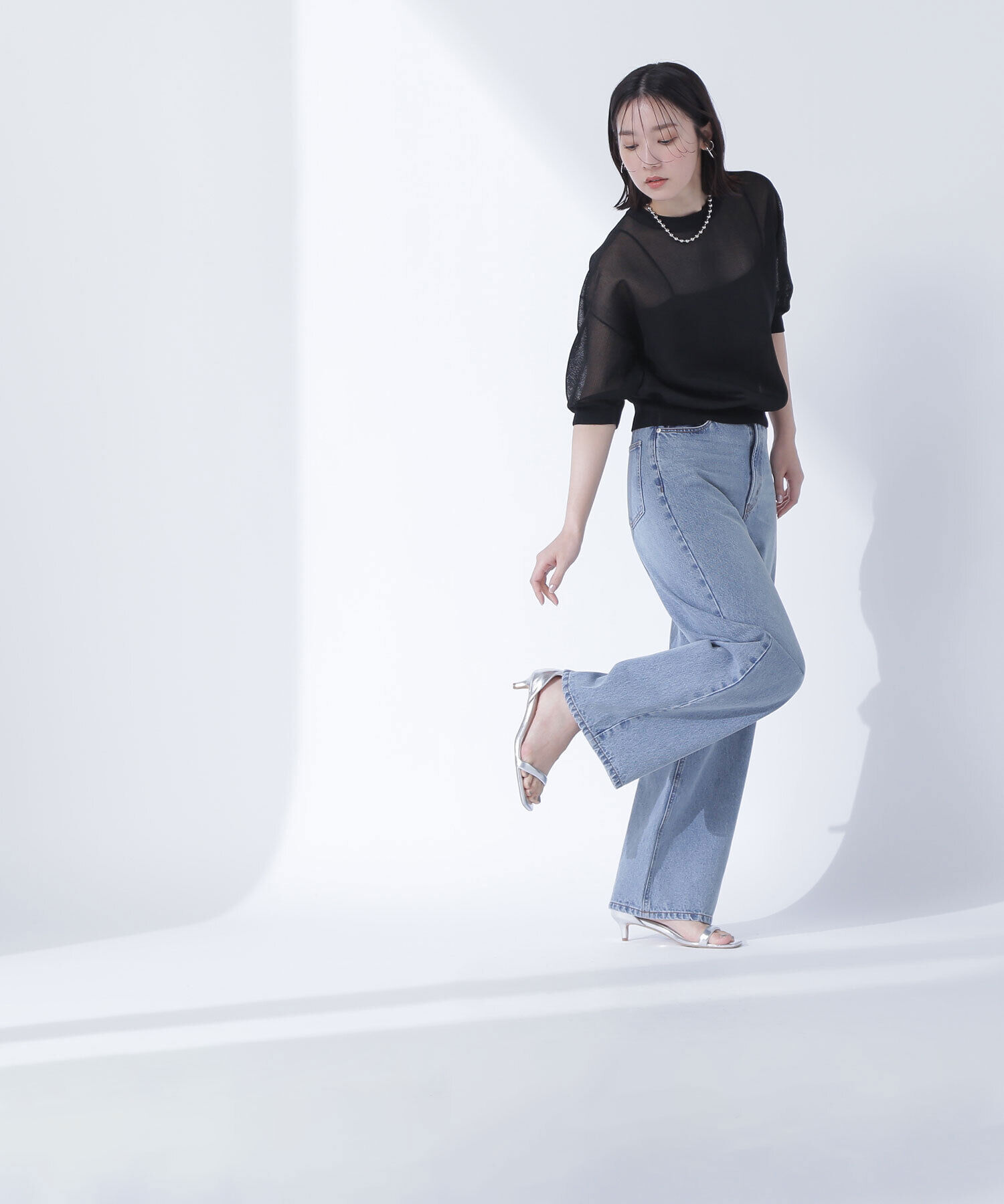  「シアーフォルムニット」|ニット・セーター|