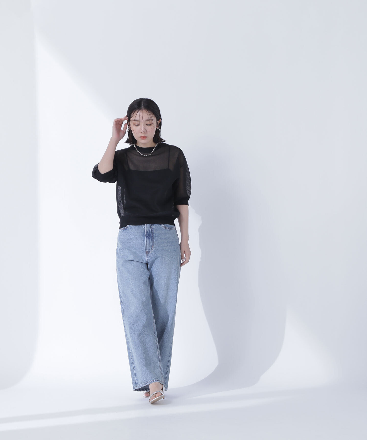  「シアーフォルムニット」|ニット・セーター|