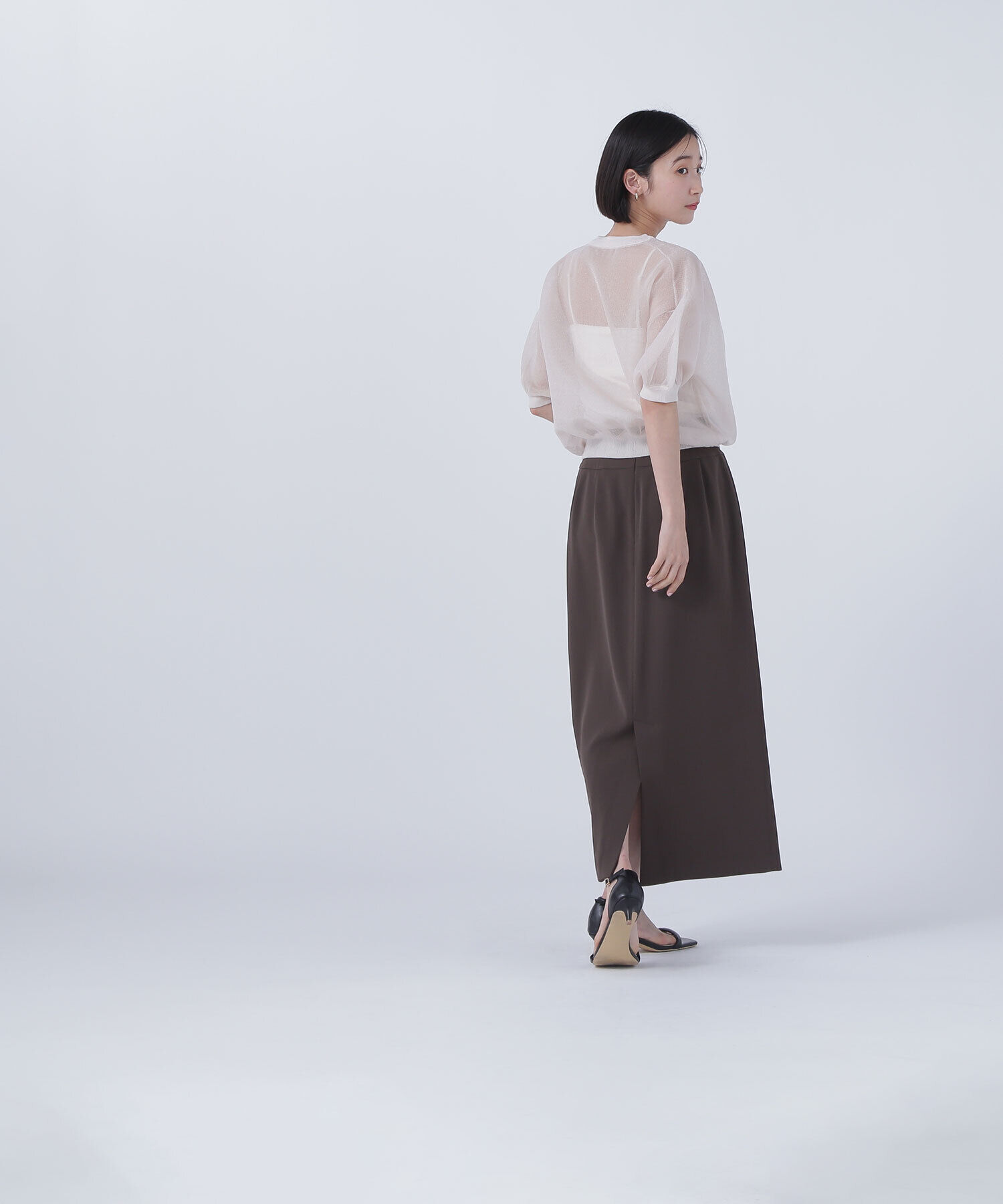  「シアーフォルムニット」|ニット・セーター|