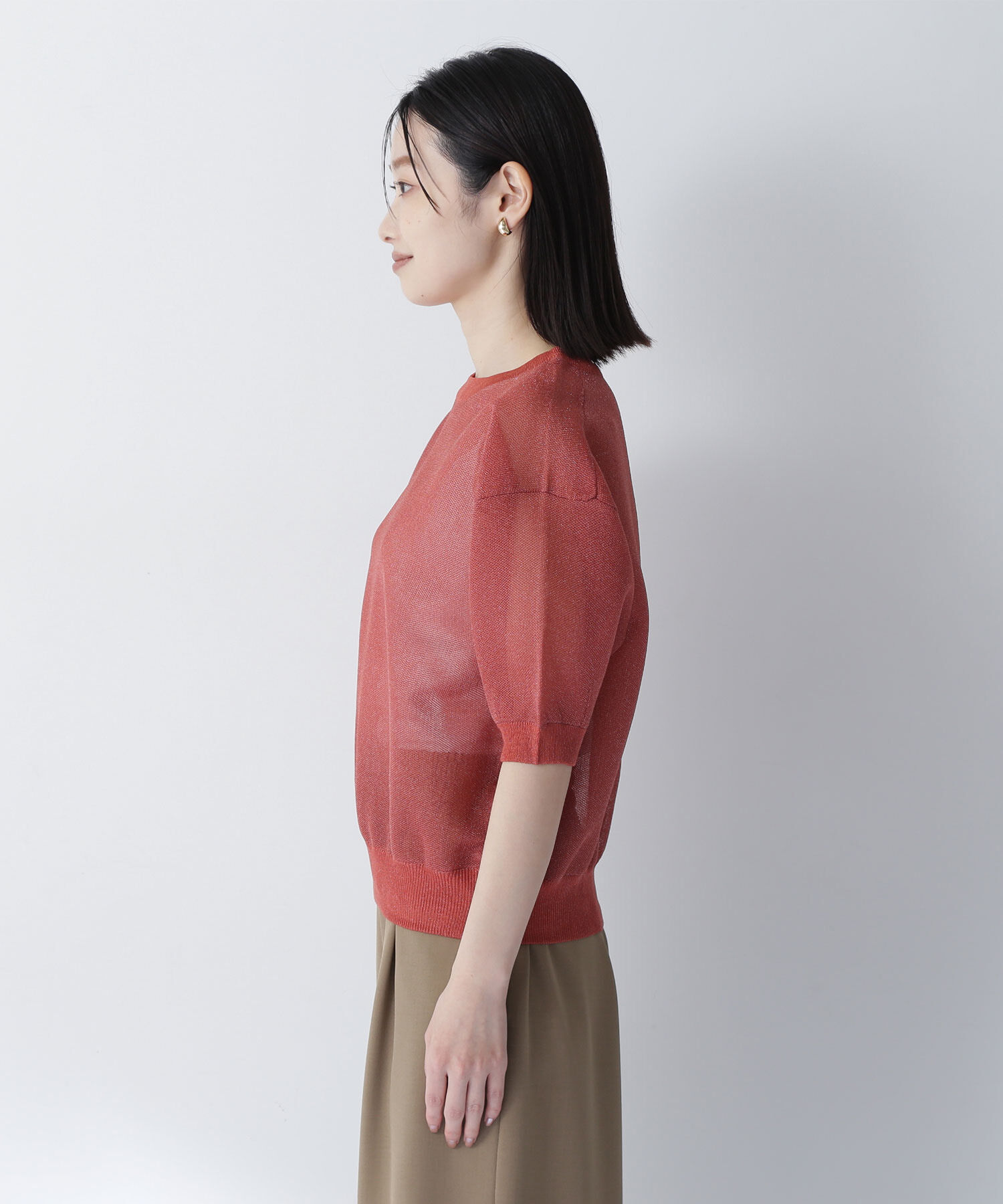  「シアーフォルムニット」|ニット・セーター|