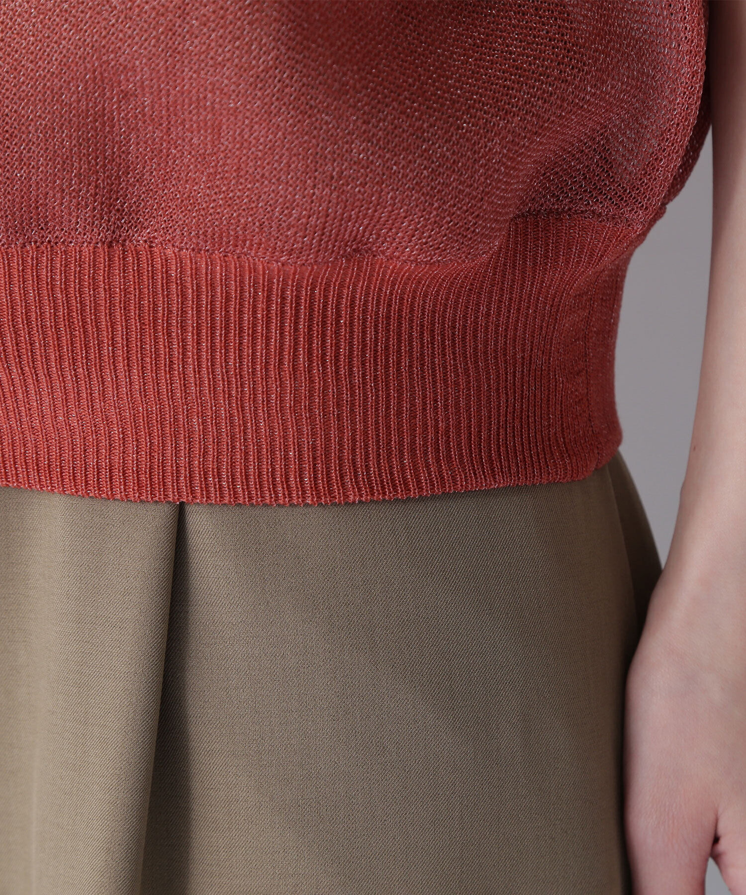  「シアーフォルムニット」|ニット・セーター|