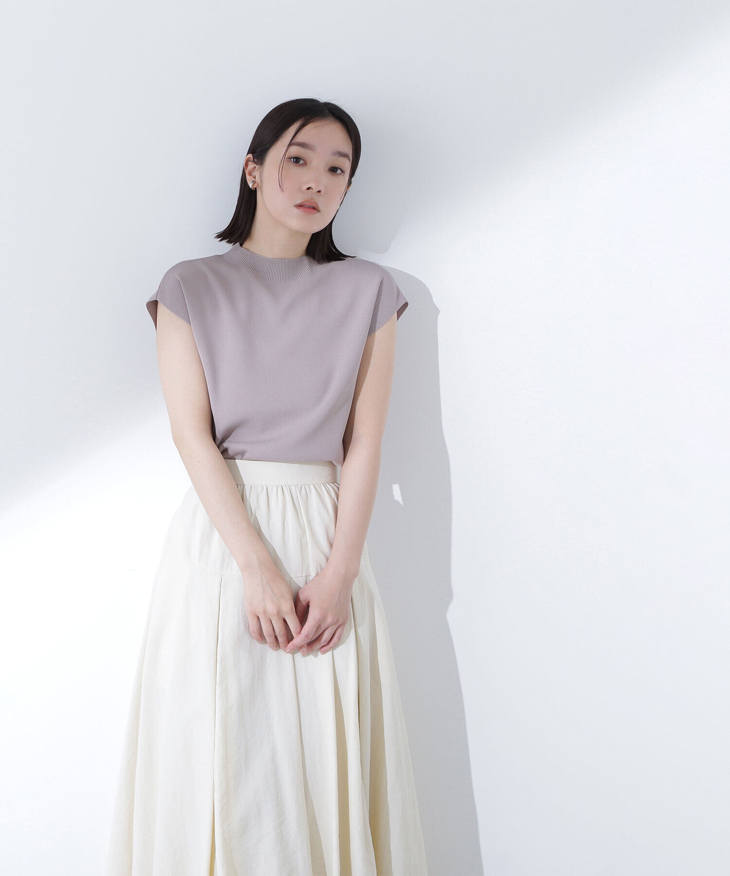  「総針ベーシックシリーズ モックネックニット」|ニット・セーター|