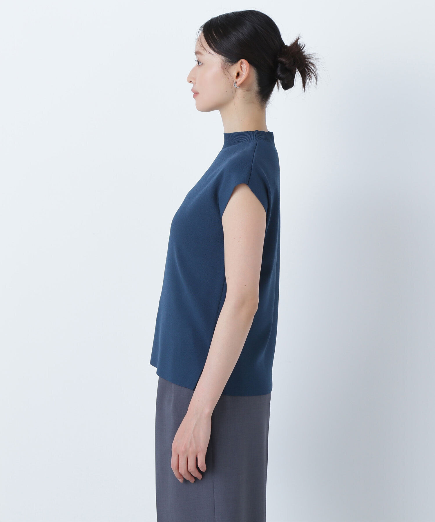  「総針ベーシックシリーズ モックネックニット」|ニット・セーター|