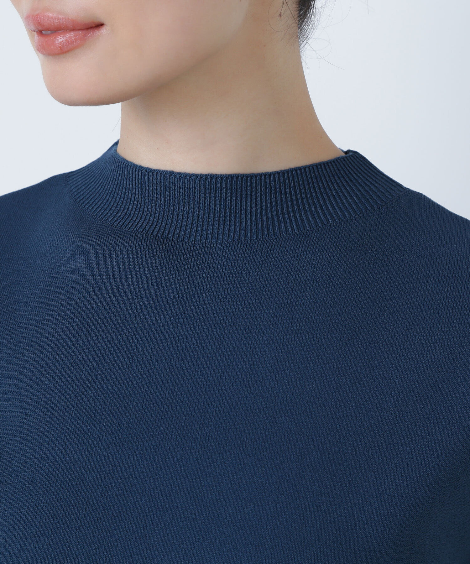  「総針ベーシックシリーズ モックネックニット」|ニット・セーター|