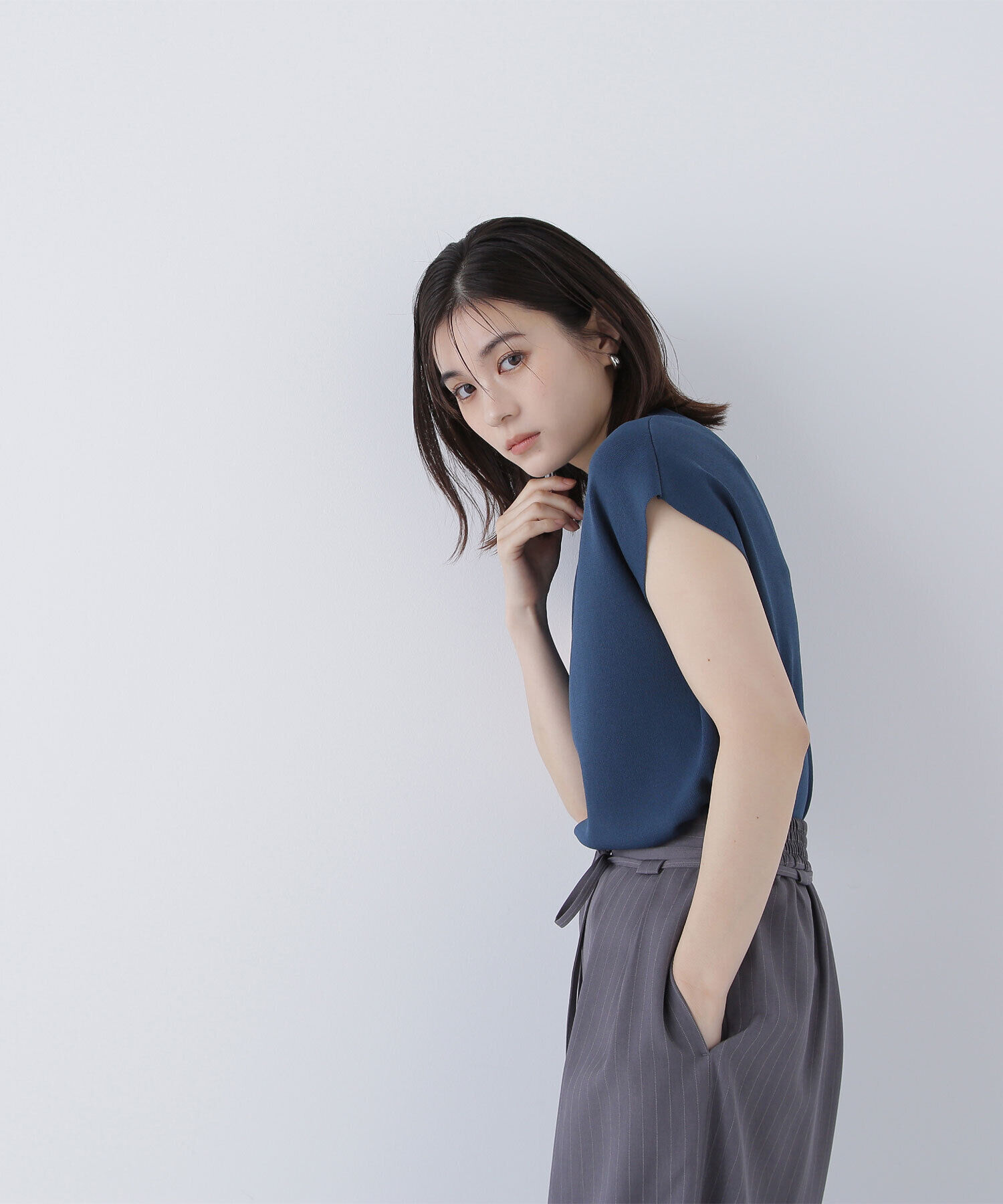  「総針ベーシックシリーズ モックネックニット」|ニット・セーター|