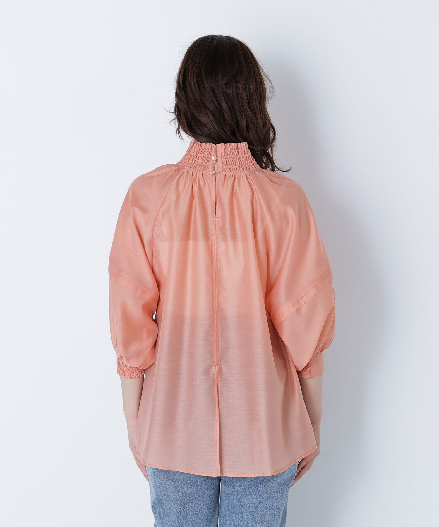  「シャーリングネックドルマンブラウス」|シャツ・ブラウス|