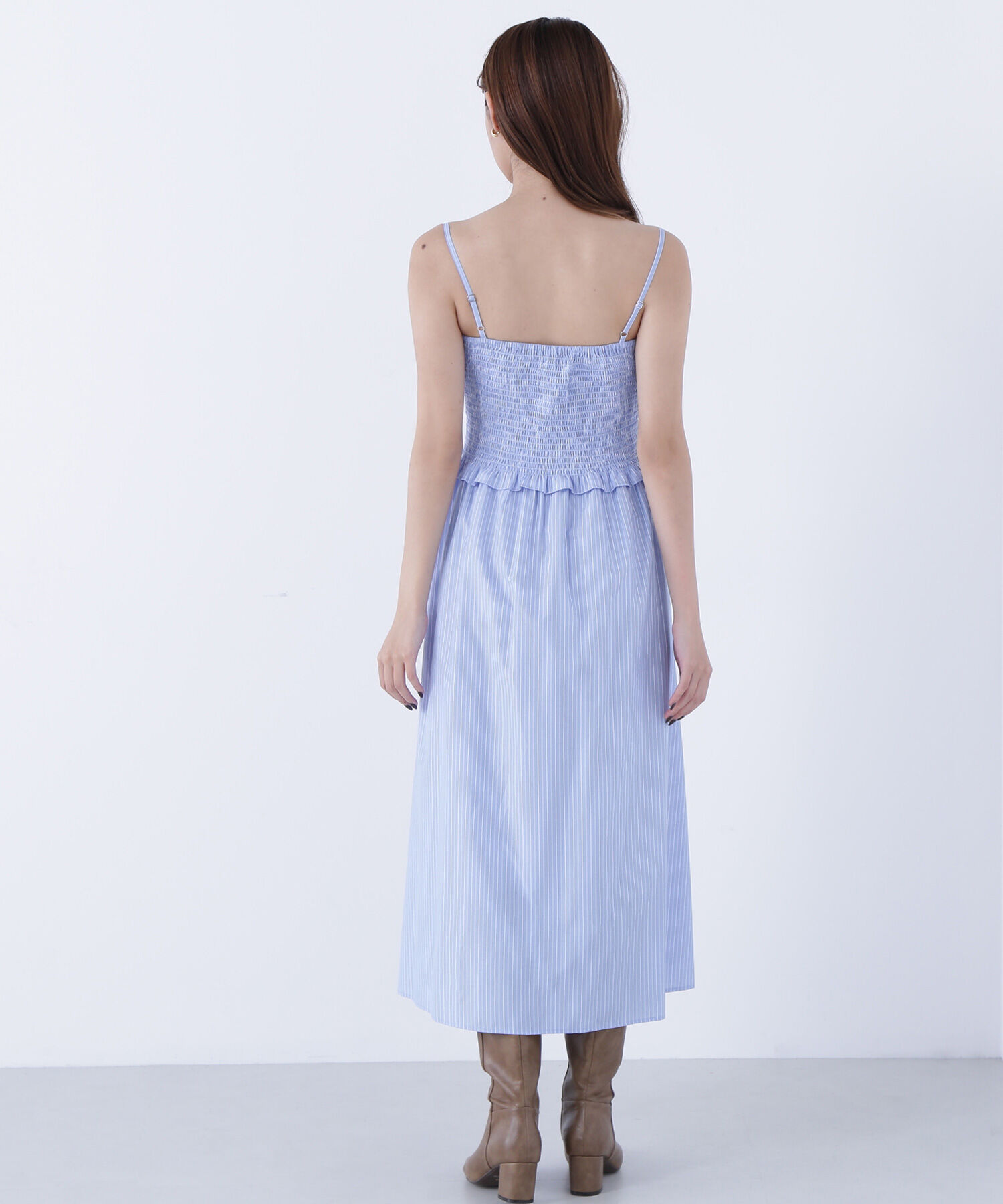  「レイヤードマルチストライプワンピース」|ワンピース|